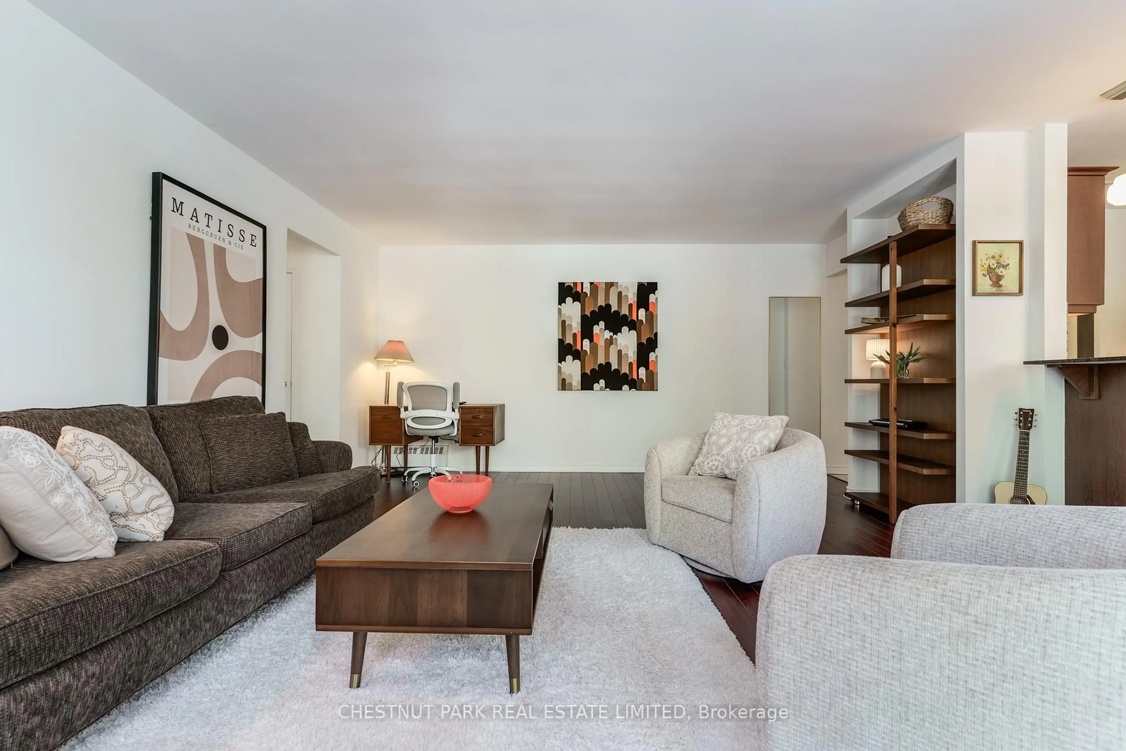 Living room with furniture, unknown for 60 Gulliver Rd #205, Toronto Ontario M6M 2M6