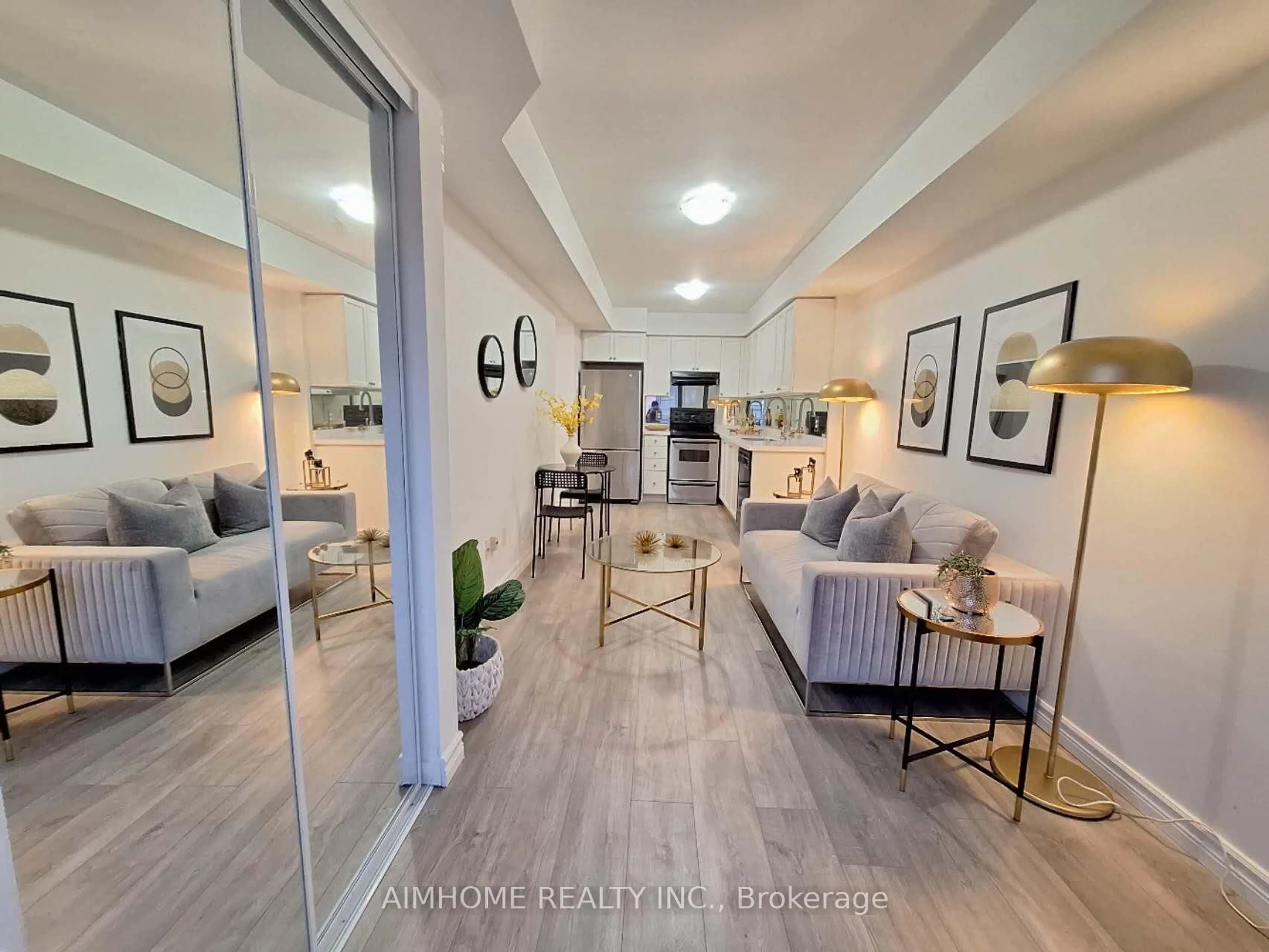 Living room with furniture, unknown for 4975 Southampton Dr #318, Mississauga Ontario L5M 8E6