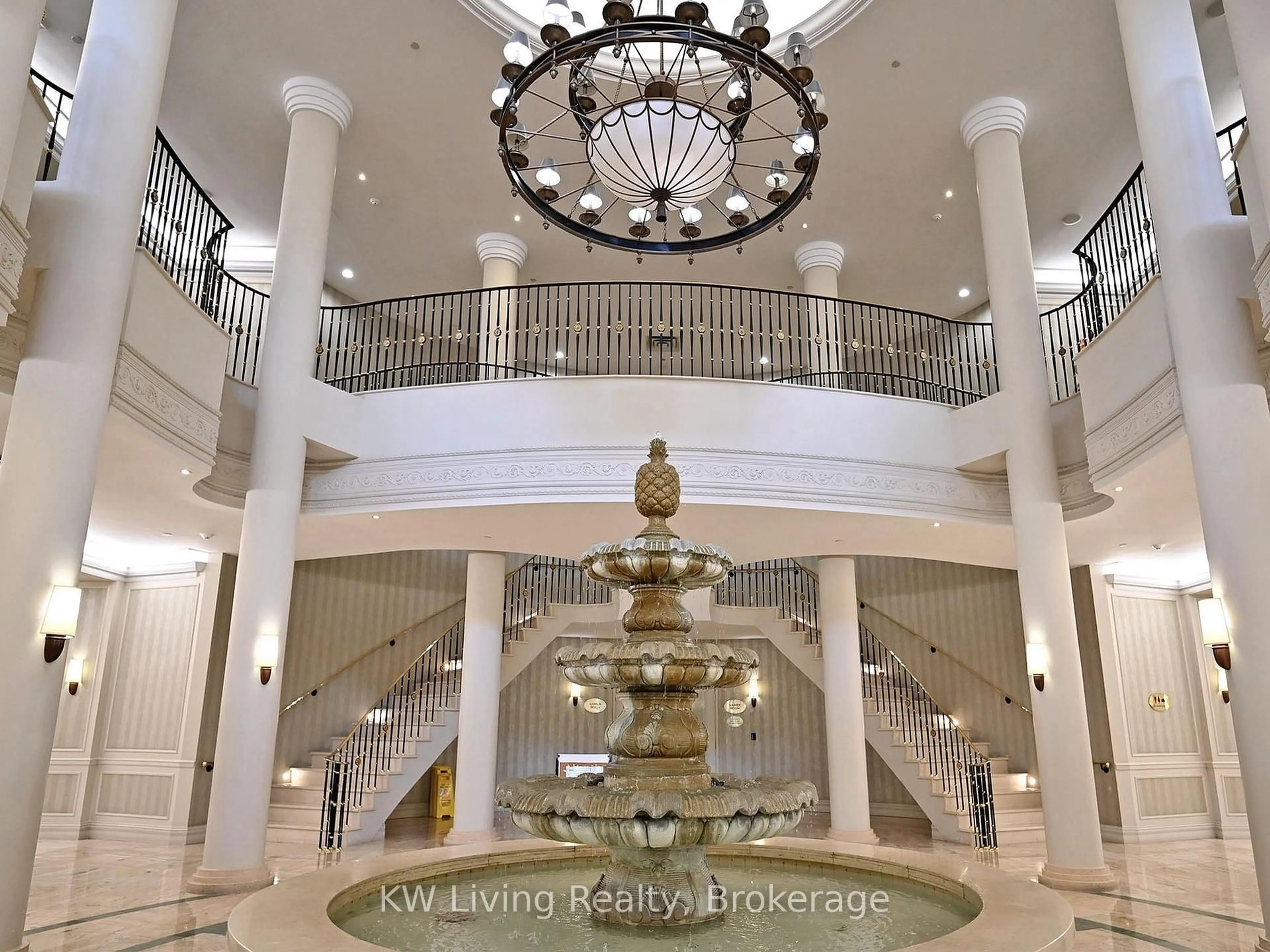 Indoor foyer for 35 Kingsbridge Garden Circ #2209, Mississauga Ontario L5R 3Z5