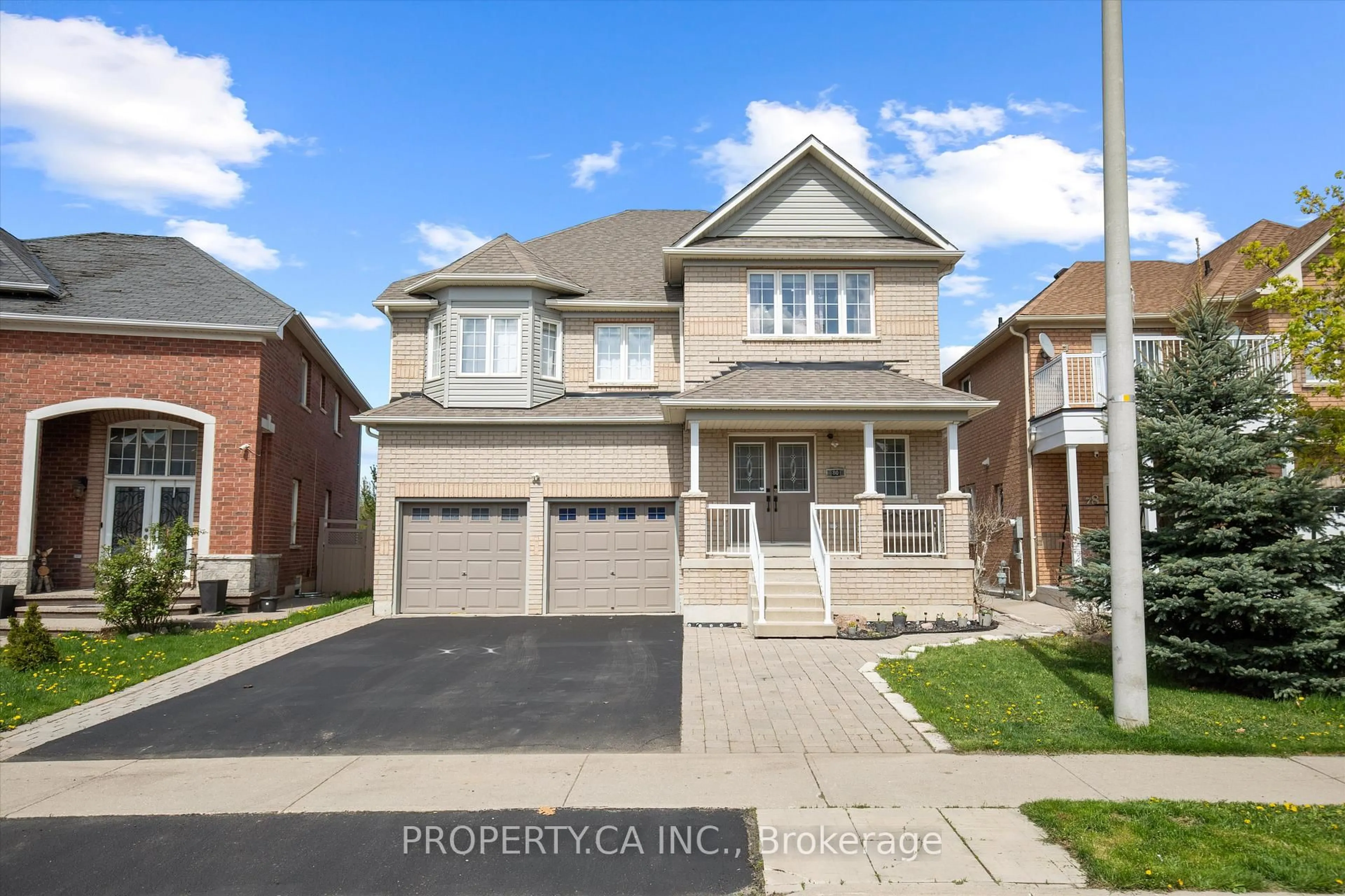 Home with brick exterior material, street for 80 Spotted Owl Cres, Brampton Ontario L7A 0K1