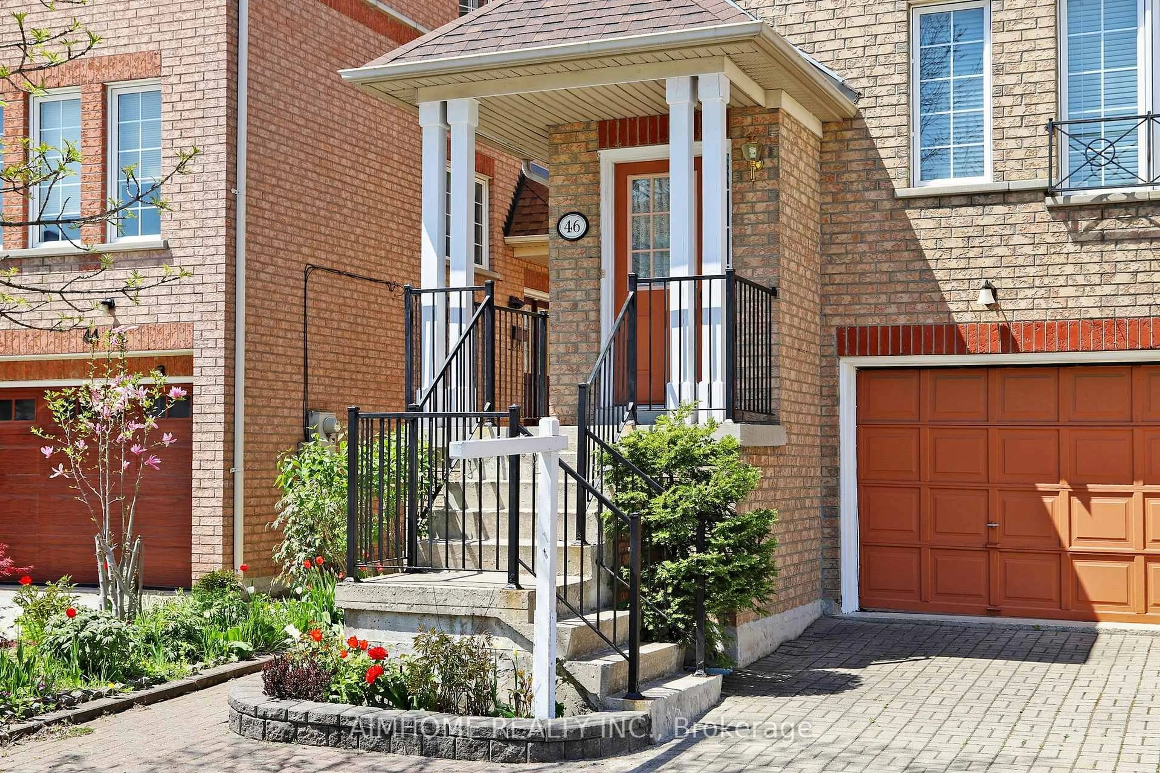 Home with brick exterior material, street for 46 Via Torre Dr, Toronto Ontario M6M 5J8