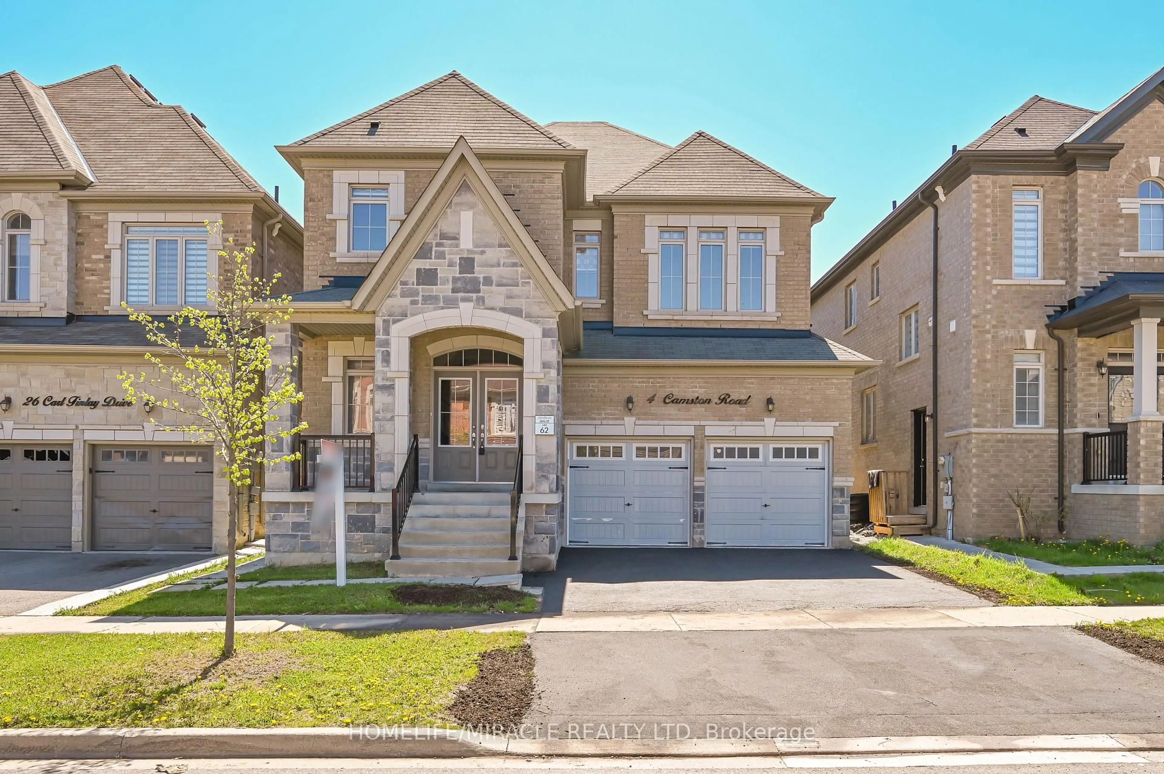 Home with brick exterior material, street for 4 Camston Rd, Brampton Ontario L6P 4K1