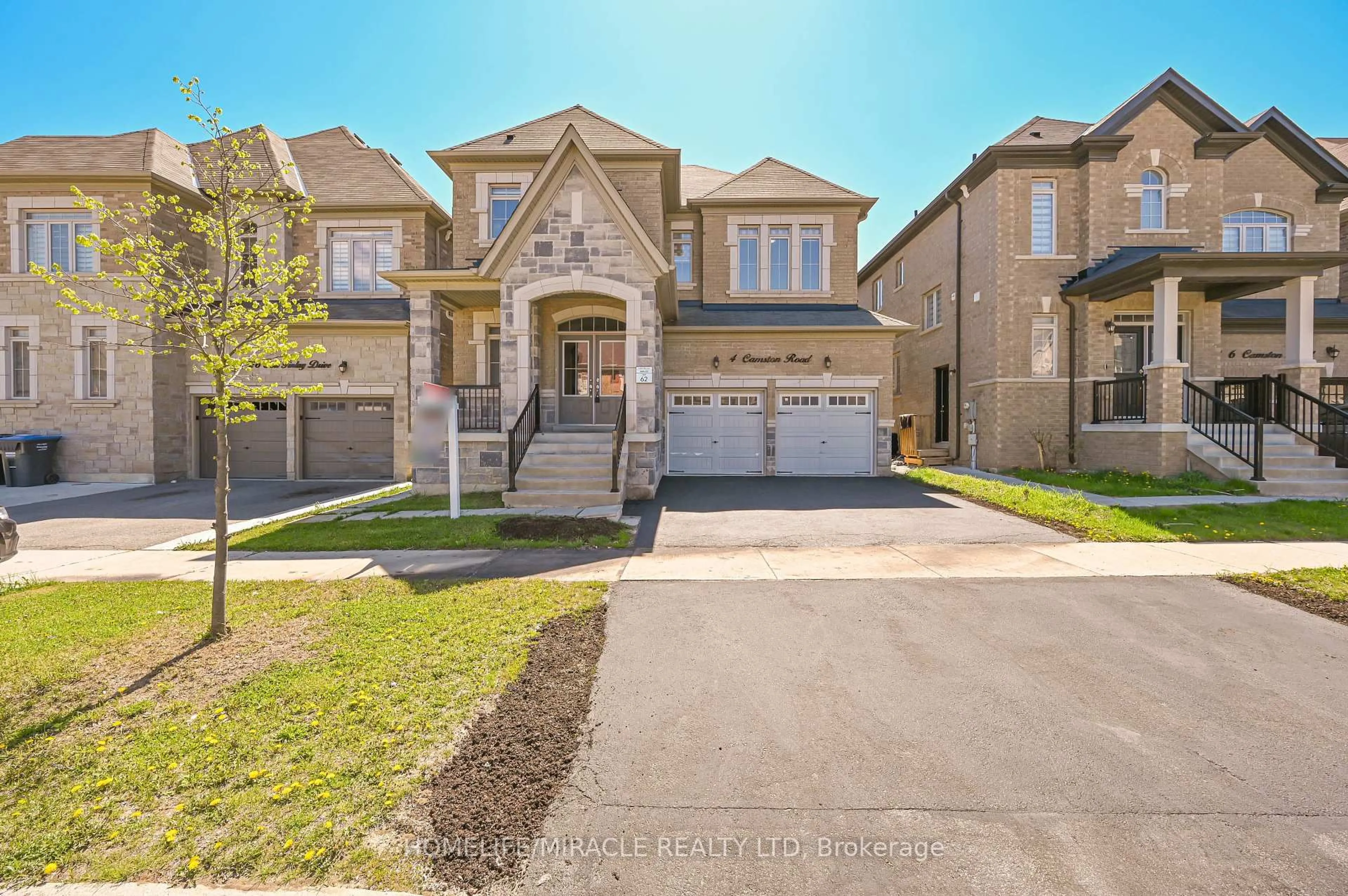 Home with brick exterior material, street for 4 Camston Rd, Brampton Ontario L6P 4K1