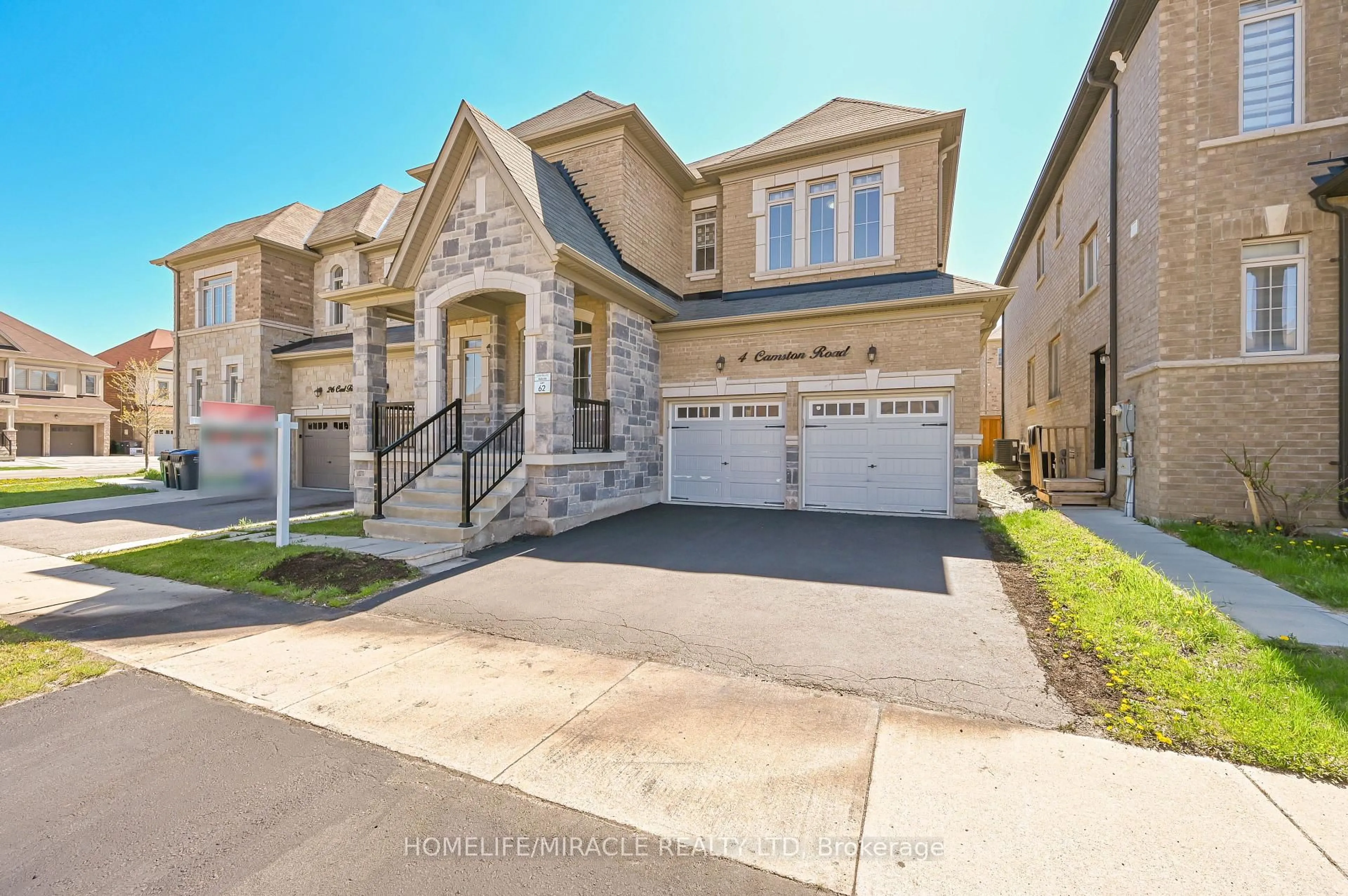 Home with brick exterior material, street for 4 Camston Rd, Brampton Ontario L6P 4K1