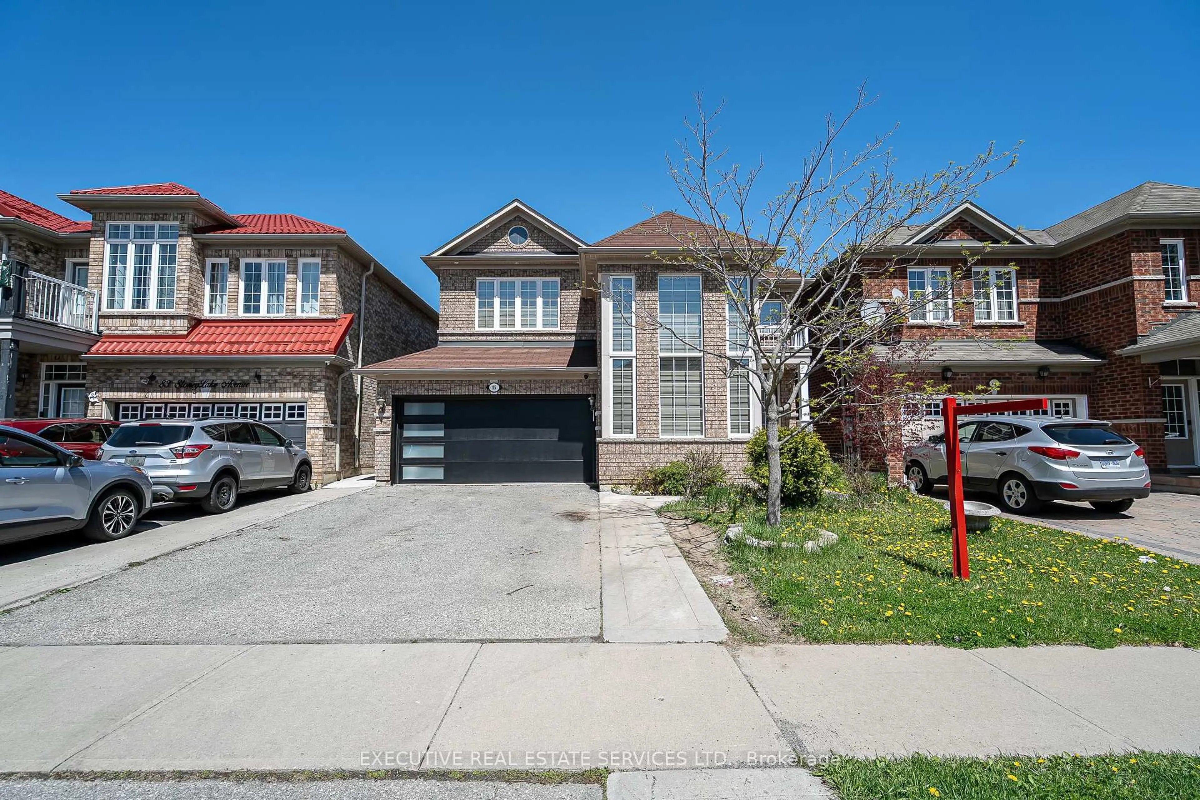 Home with brick exterior material, street for 85 Stoneylake Ave, Brampton Ontario L6V 4T7