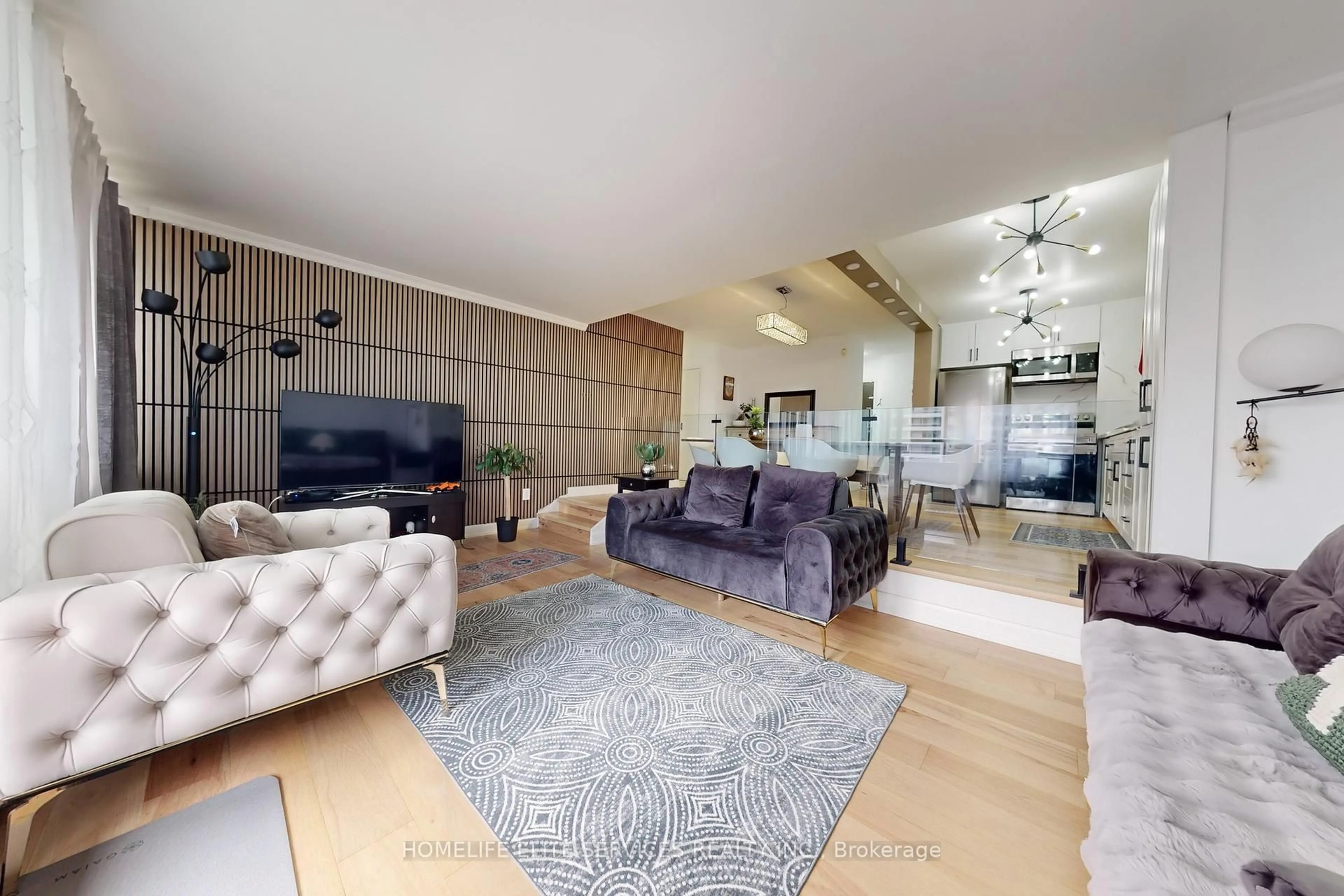 Living room with furniture, unknown for 19 Four Winds Dr #813, Toronto Ontario M3J 2S9