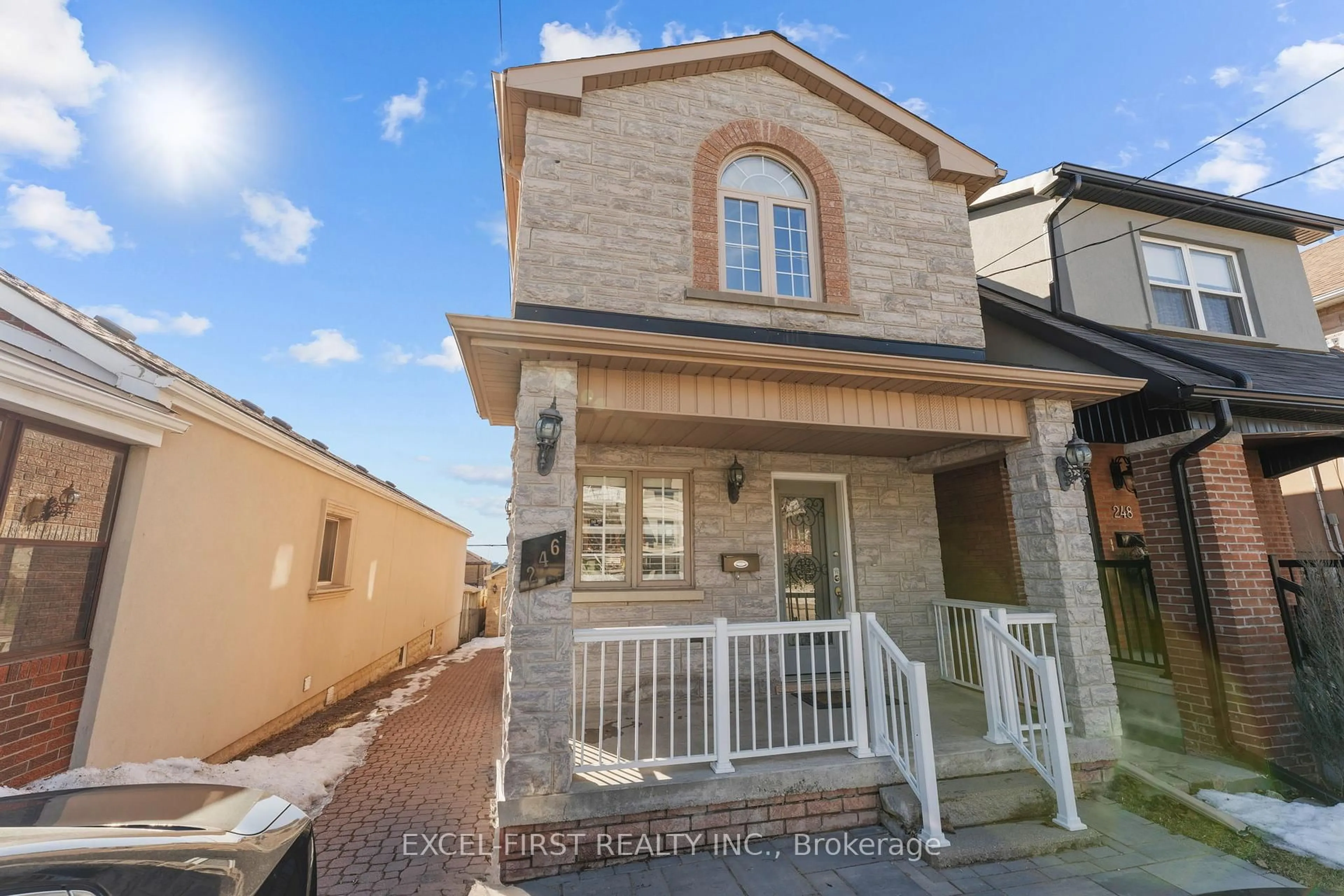 Home with brick exterior material, street for 246 Prescott Ave, Toronto Ontario M6N 3H1