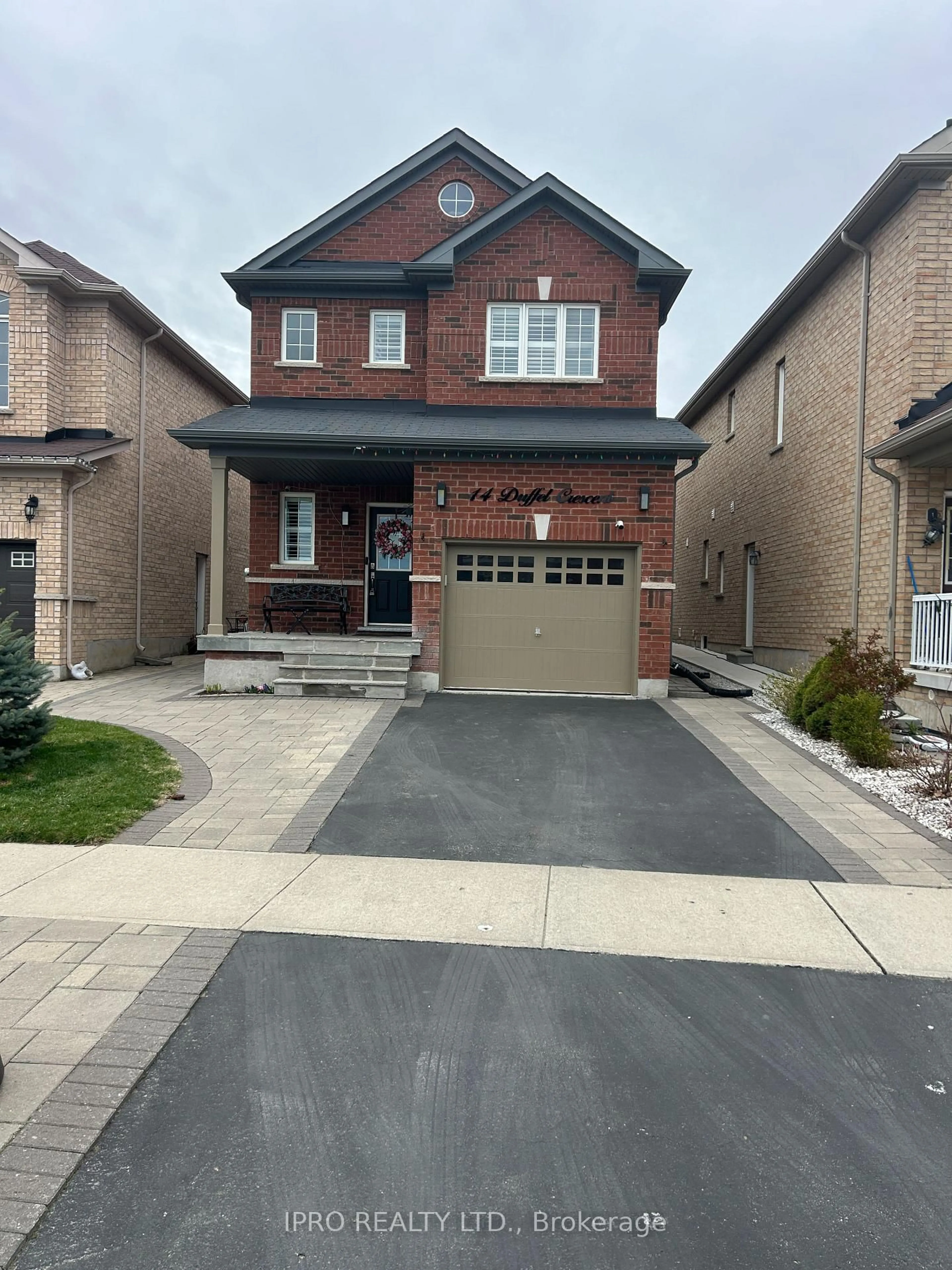 Home with brick exterior material, street for 14 Duffel Cres, Halton Hills Ontario L7G 0H7
