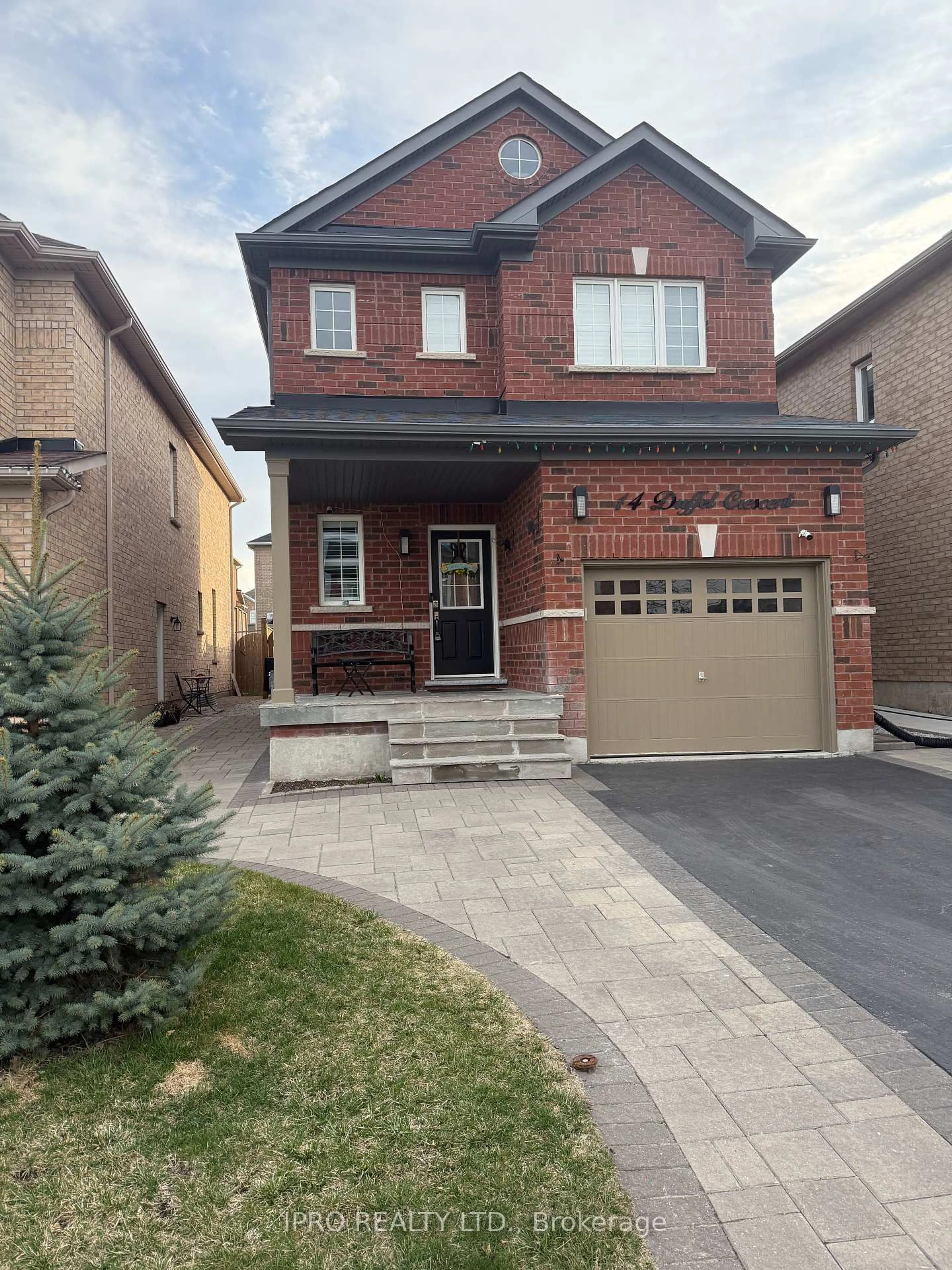 Home with brick exterior material, street for 14 Duffel Cres, Halton Hills Ontario L7G 0H7