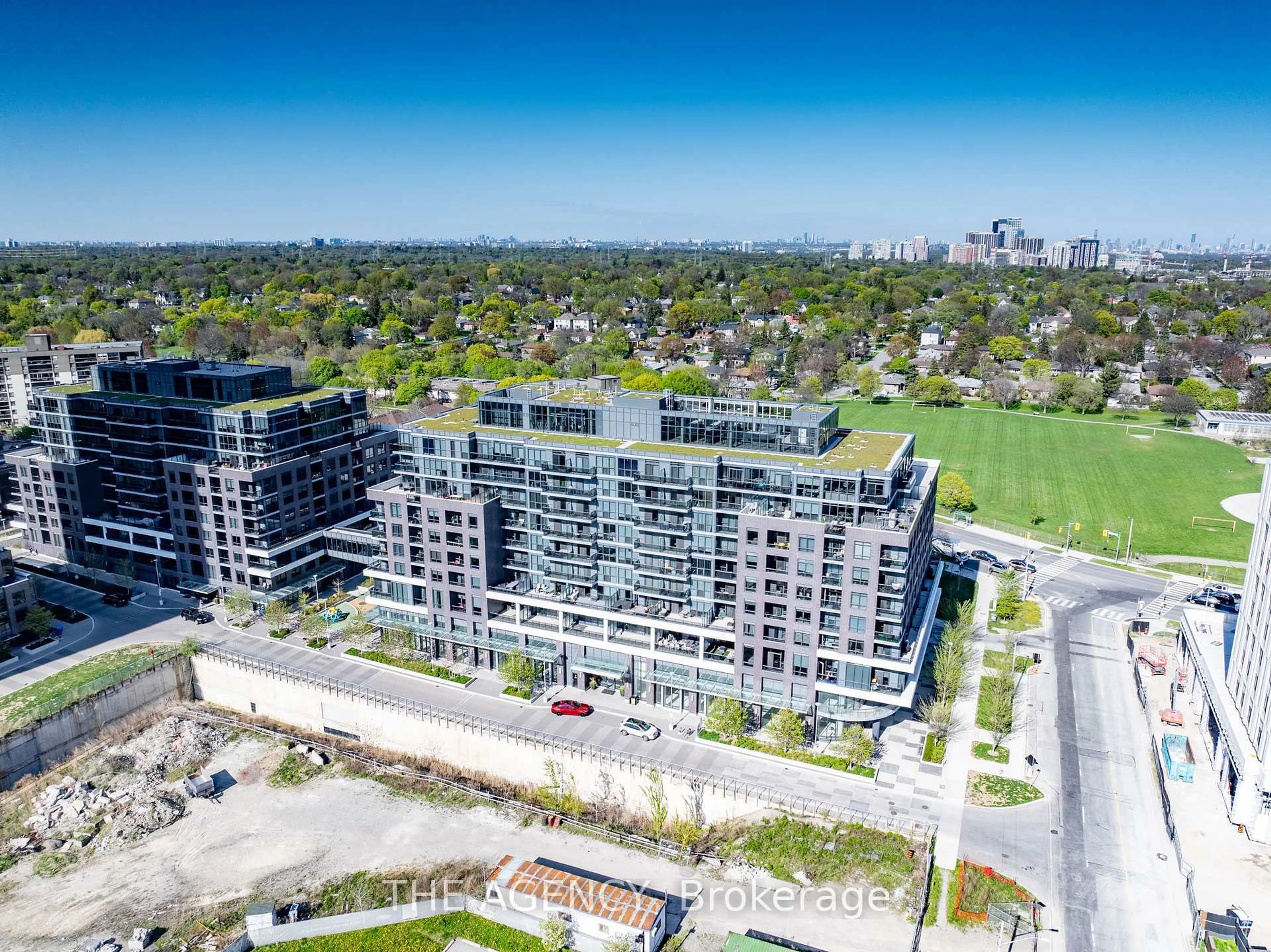 A pic from outside/outdoor area/front of a property/back of a property/a pic from drone, unknown for 10 Gibbs Rd #319, Toronto Ontario M9B 0E2