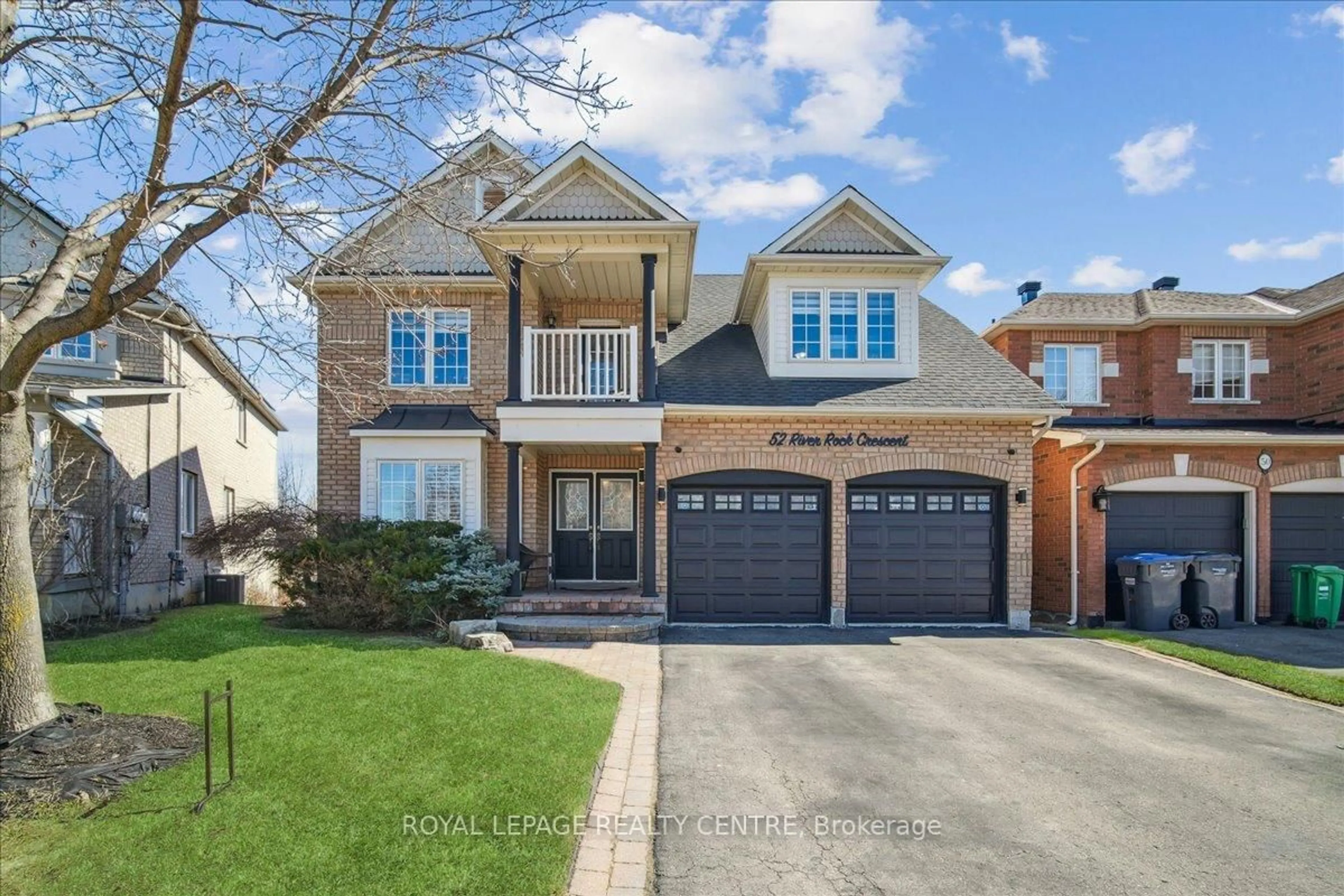 Home with brick exterior material, street for 52 River Rock Cres, Brampton Ontario L7A 2W9