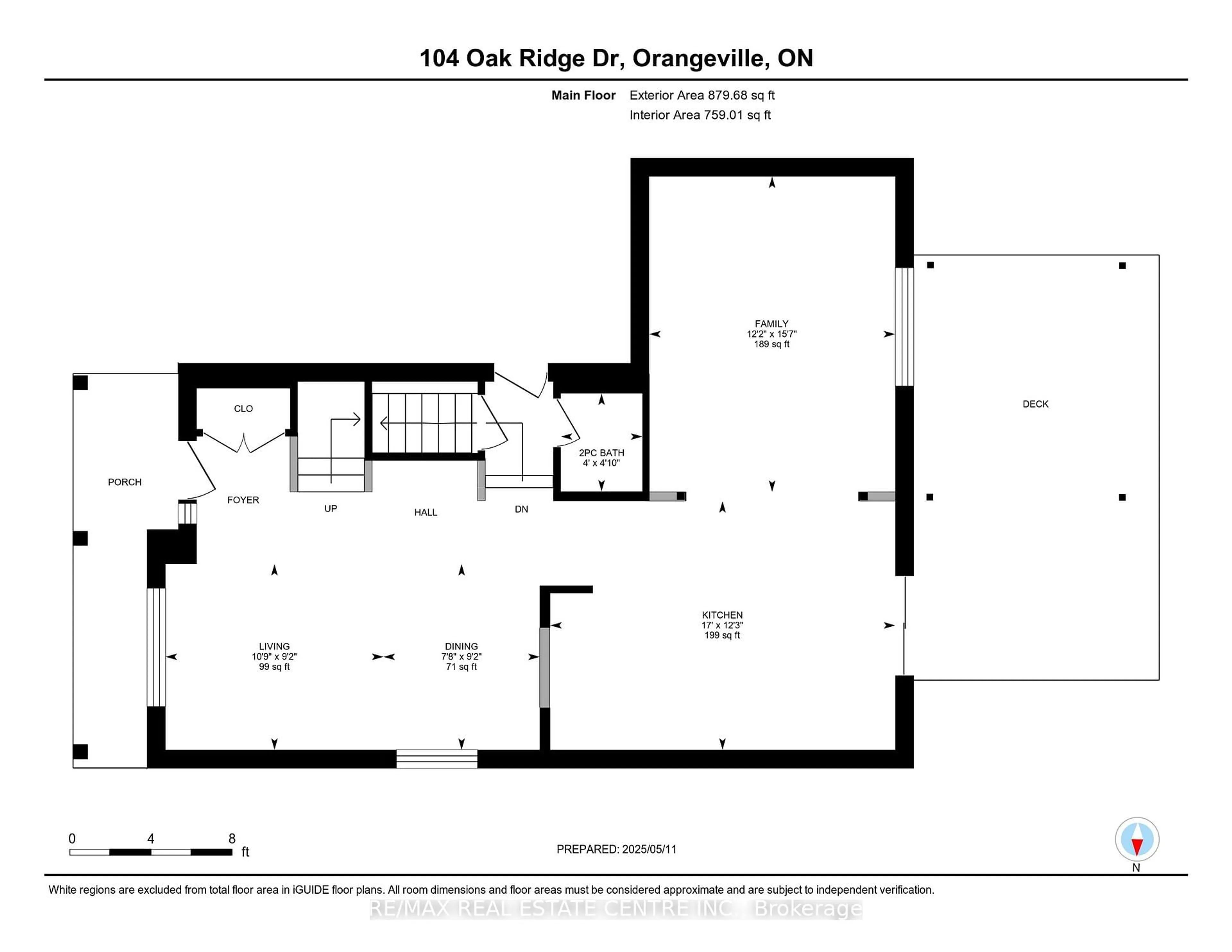 Floor plan for 104 Oak Ridge Dr, Orangeville Ontario L9W 5J5