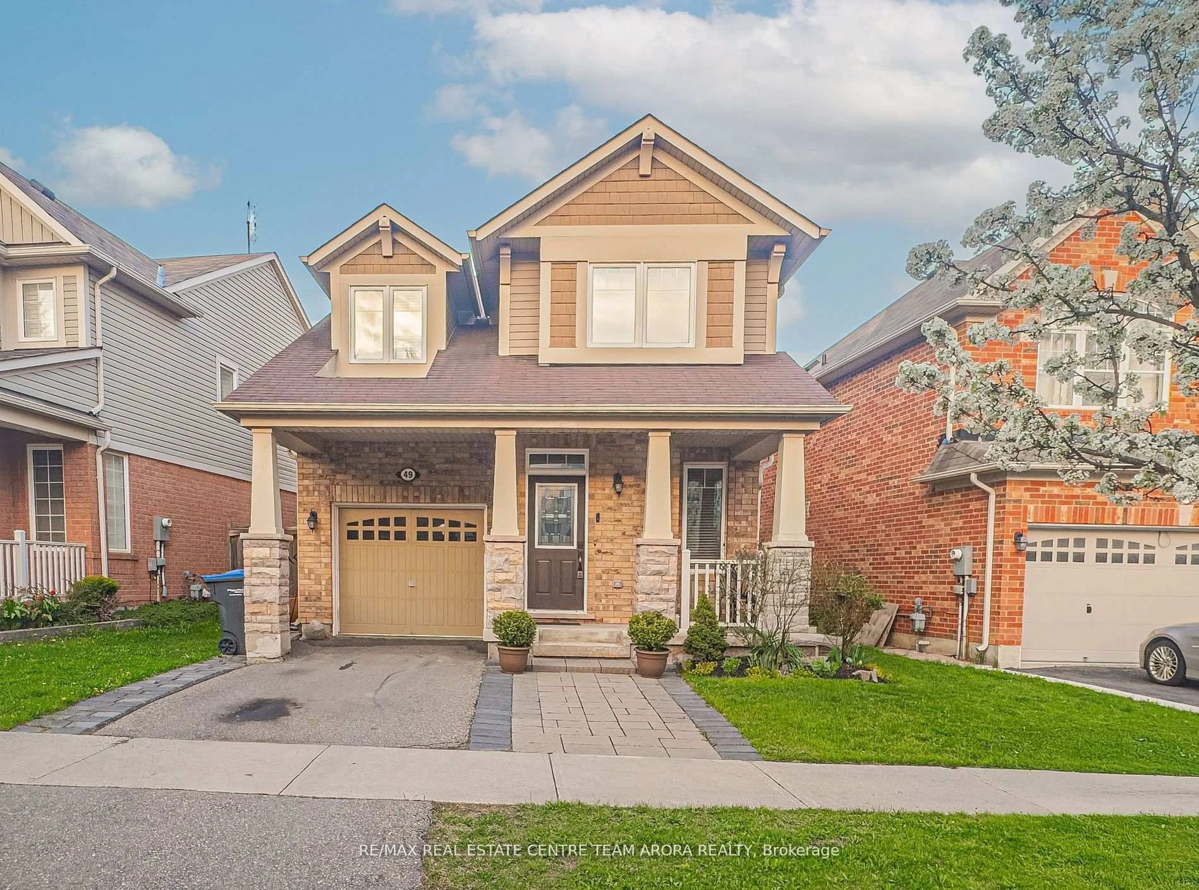 Home with brick exterior material, street for 49 Lathbury St, Brampton Ontario L7A 0R8