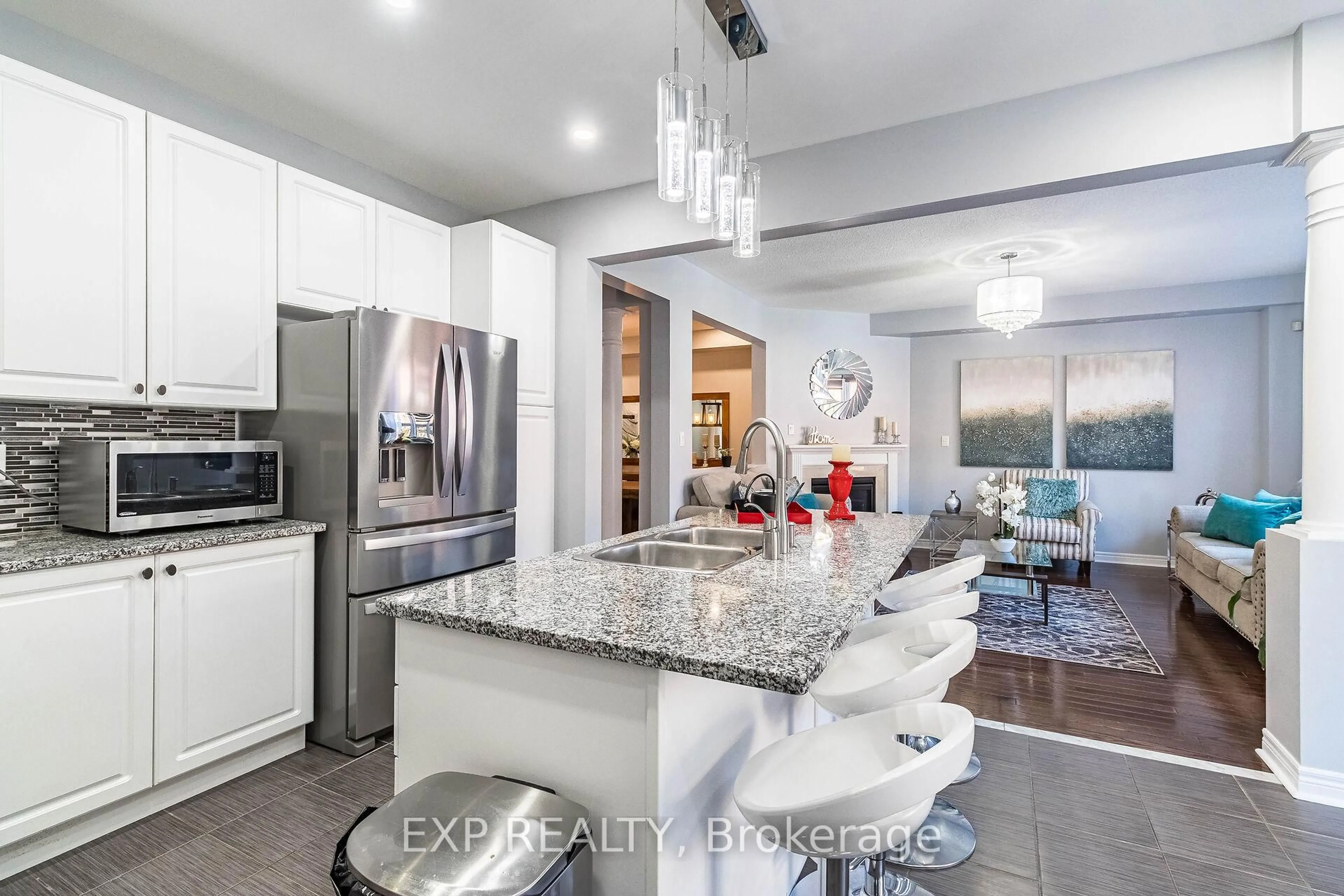 Contemporary kitchen, ceramic/tile floor for 652 Mockridge Terr, Milton Ontario L9T 8V7