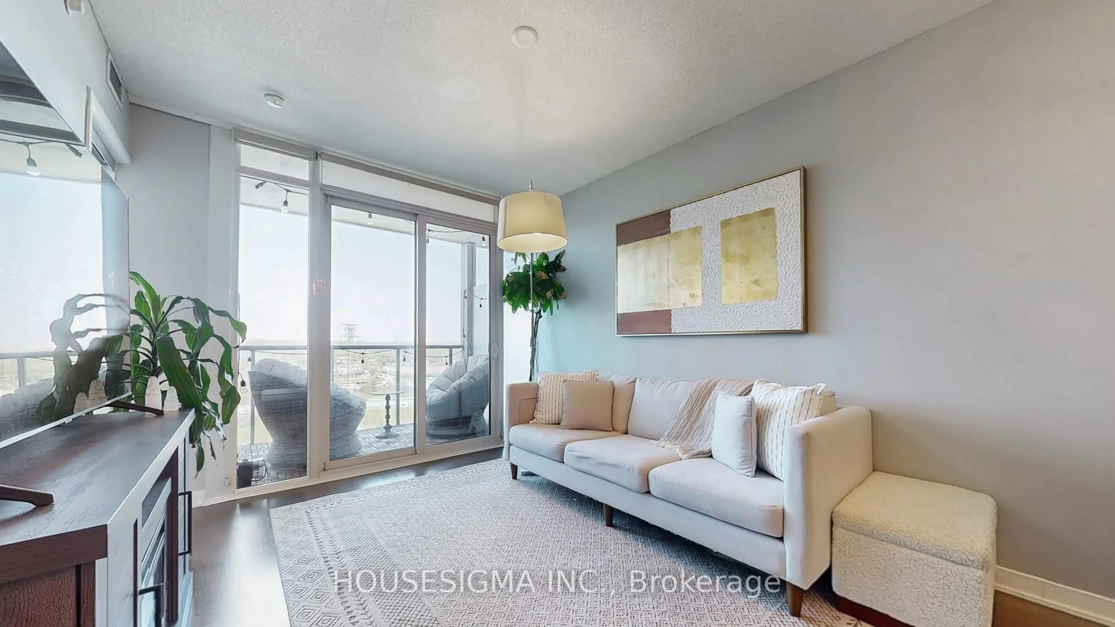 Living room with furniture, unknown for 88 Parklawn Rd #1815, Toronto Ontario M8Y 0B6