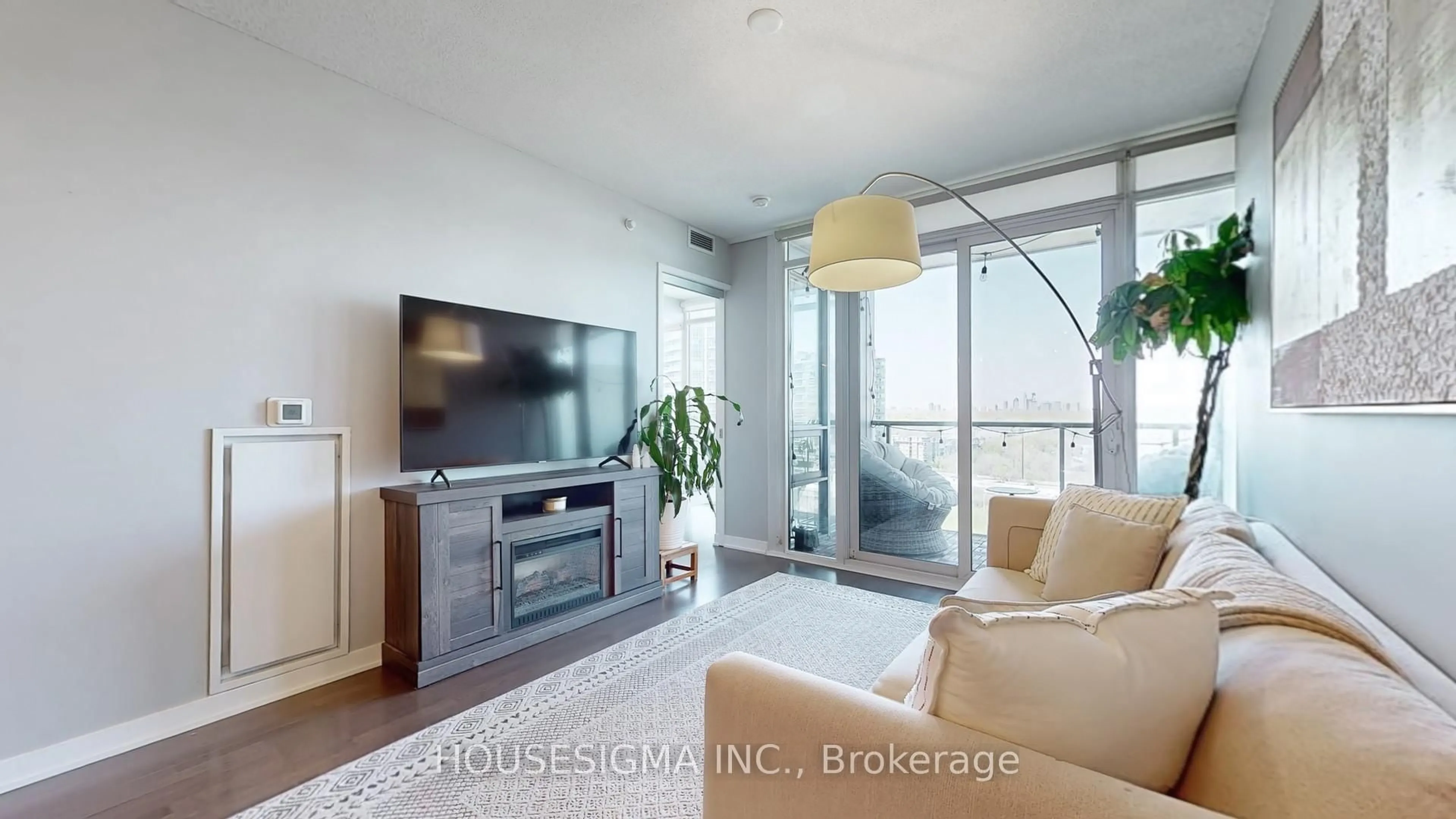 Living room with furniture, unknown for 88 Parklawn Rd #1815, Toronto Ontario M8Y 0B6