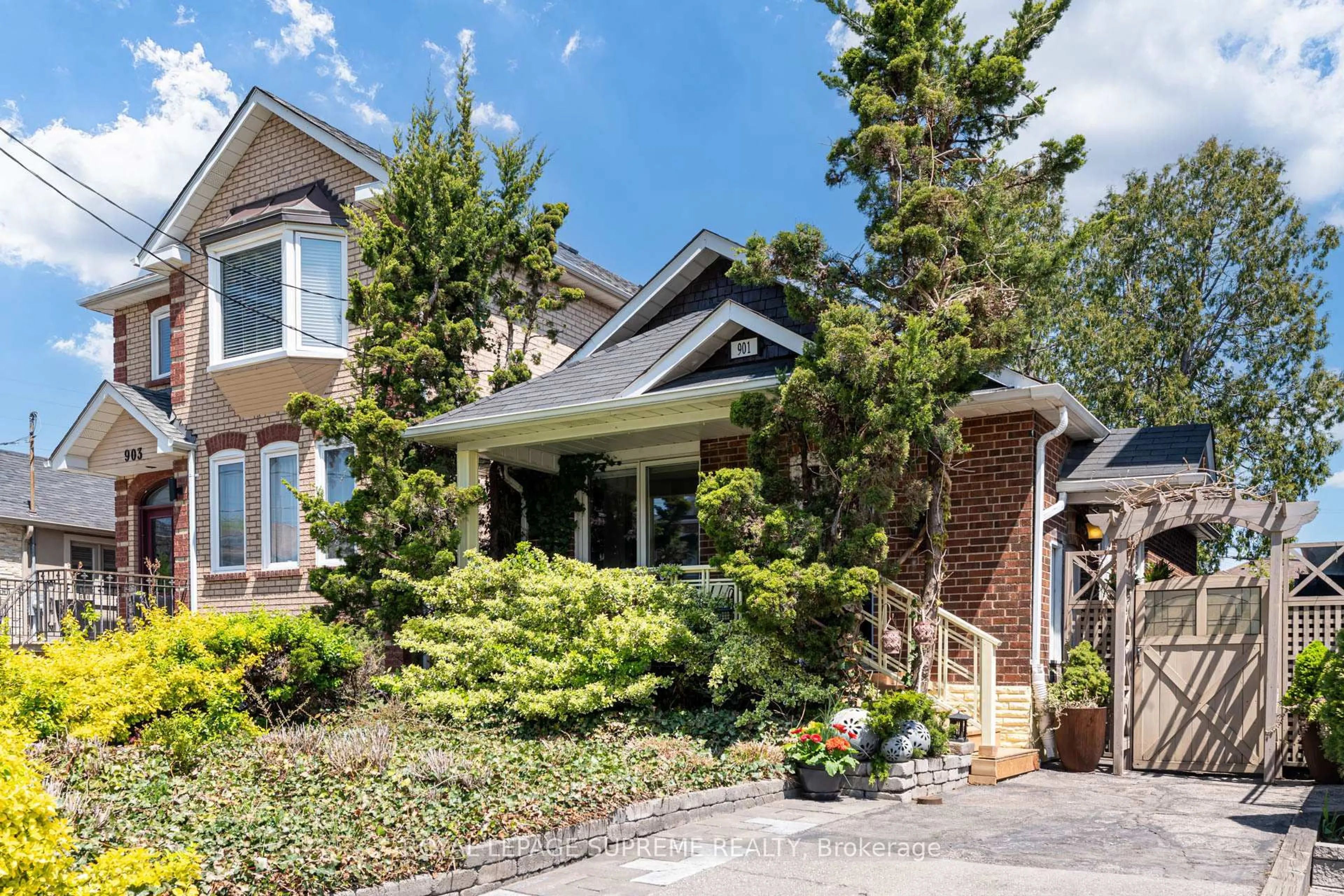 Home with brick exterior material, street for 901 St Clarens Ave, Toronto Ontario M6H 3X5
