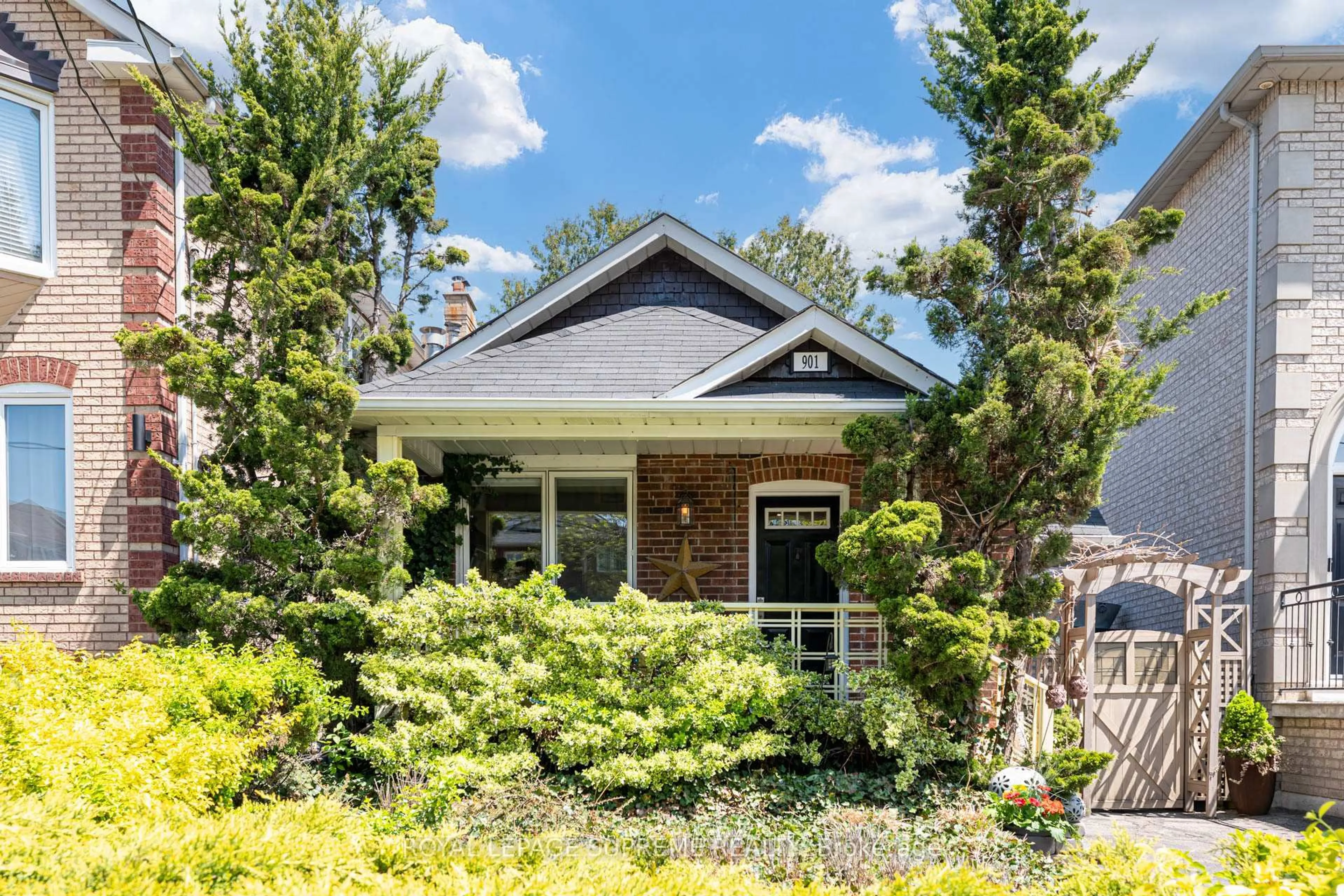 Home with brick exterior material, street for 901 St Clarens Ave, Toronto Ontario M6H 3X5