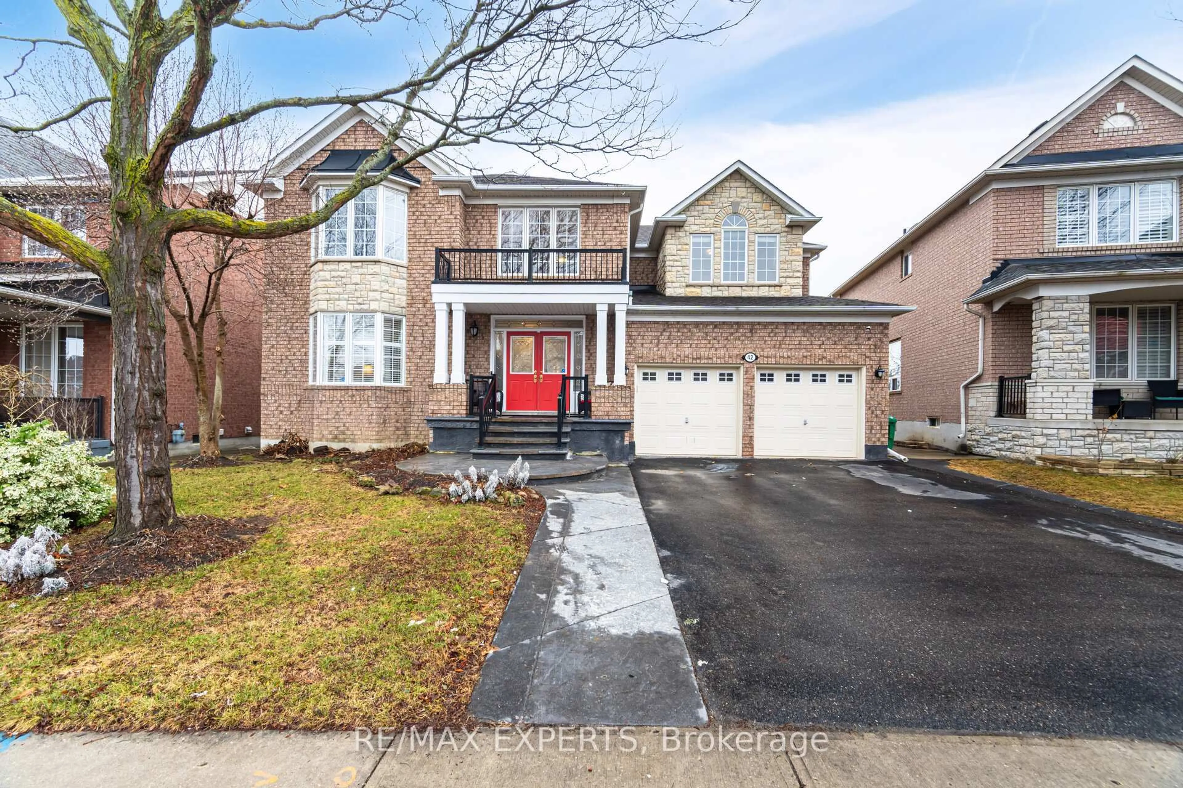 Home with brick exterior material, street for 42 Merlin Dr, Brampton Ontario L6P 1G1
