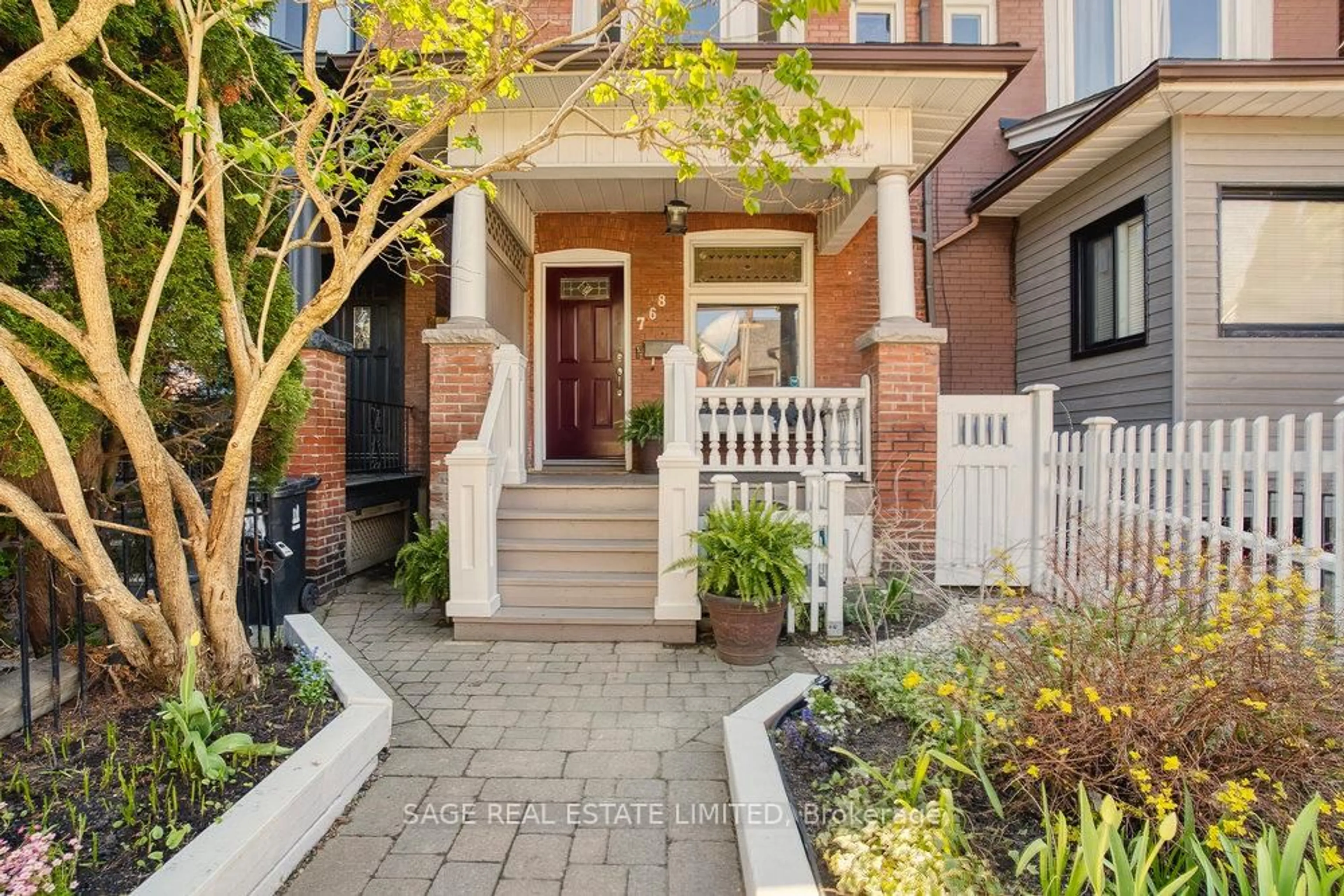Home with brick exterior material, street for 768 Shaw St, Toronto Ontario M6G 3M1
