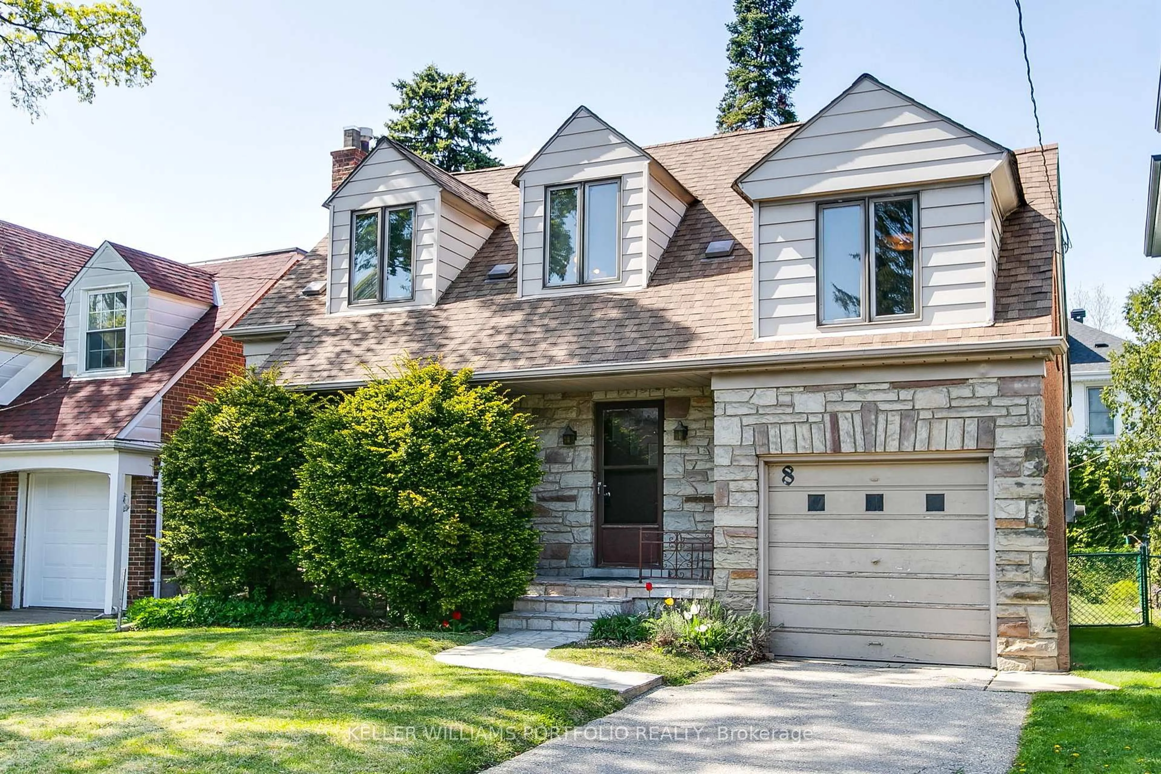 Home with brick exterior material, street for 8 Sunnylea Ave, Toronto Ontario M8Y 2J7