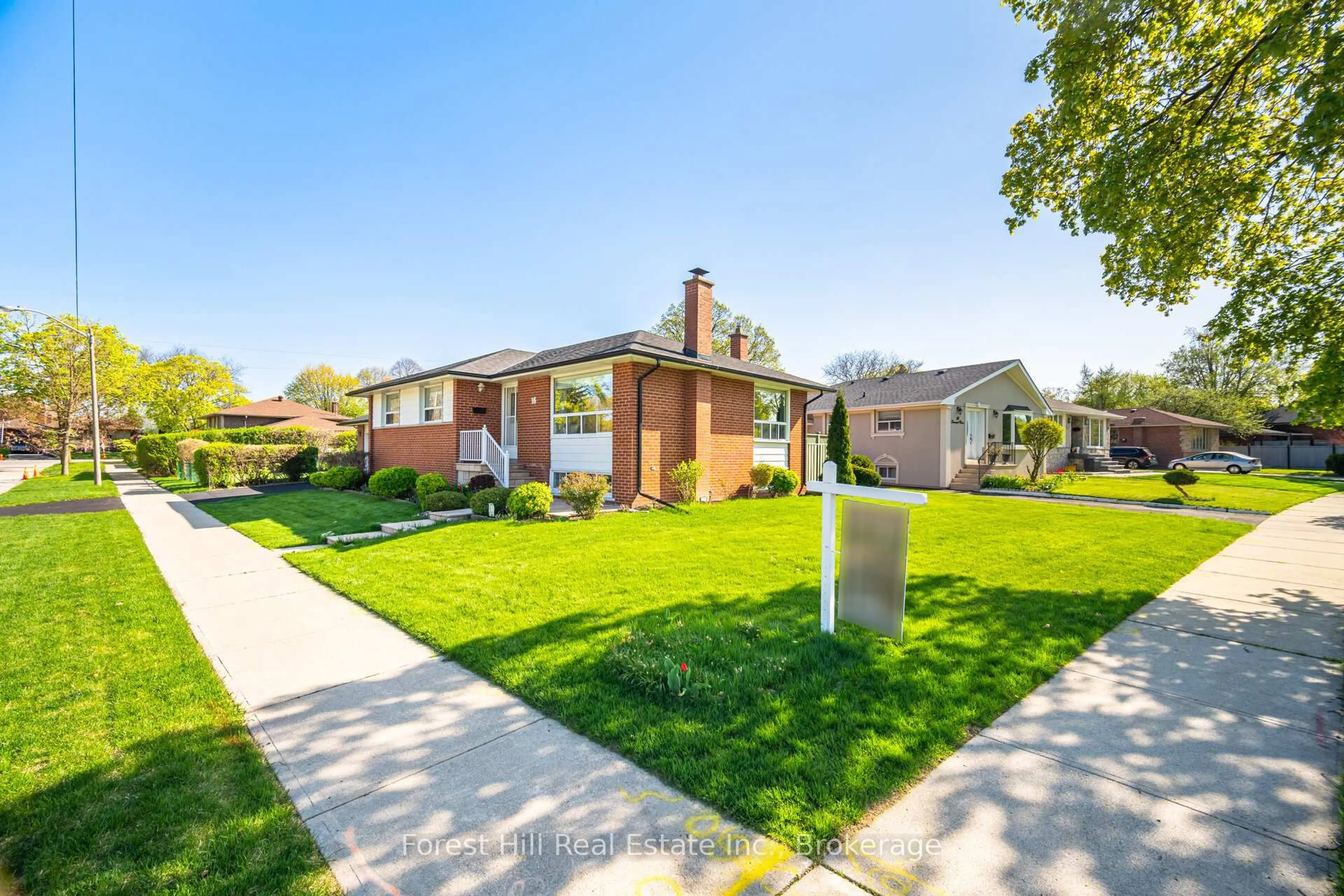 Home with brick exterior material, street for 16 Bethwin Pl, Toronto Ontario M9R 2C4