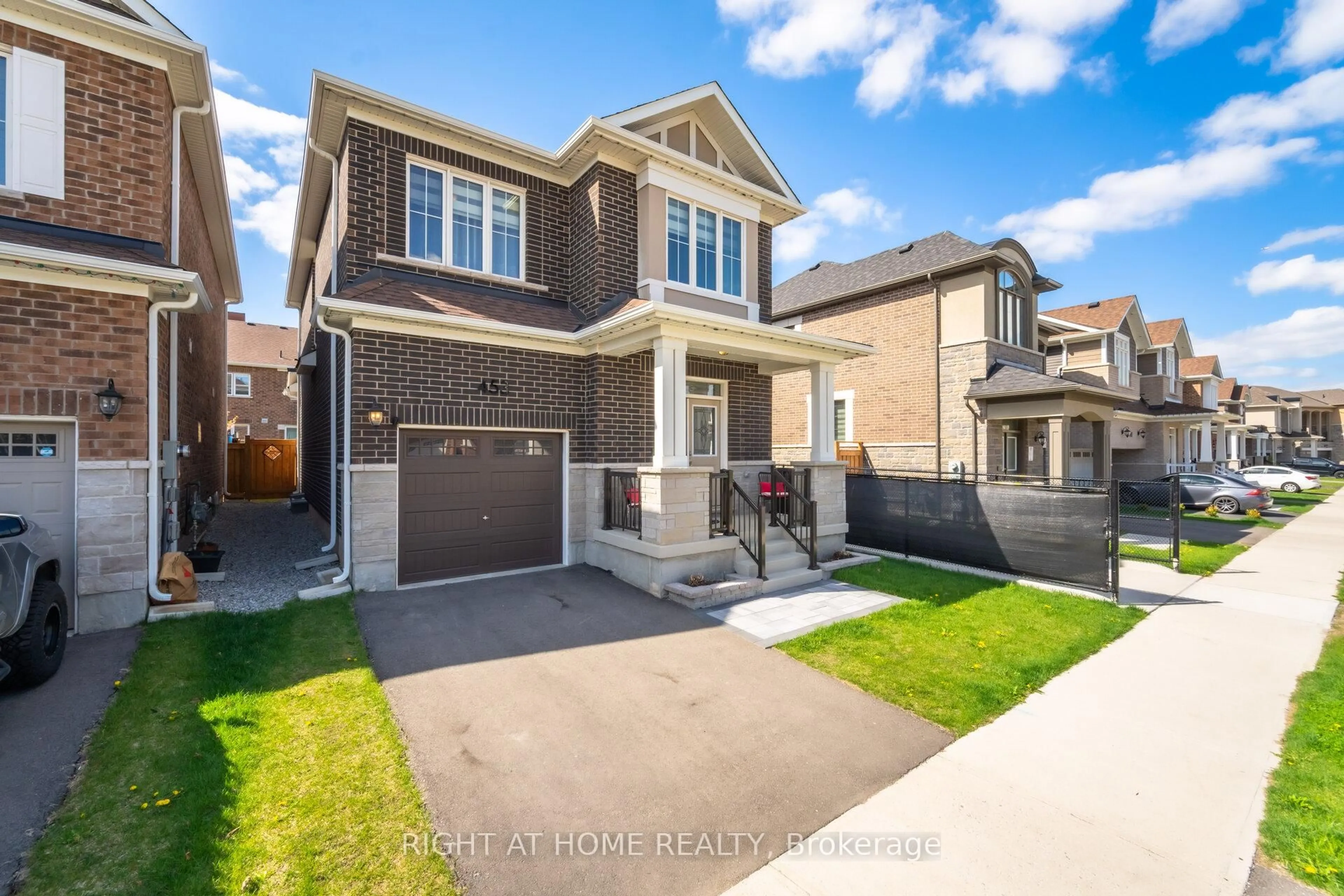 Home with brick exterior material, street for 453 Boyd Lane, Milton Ontario L9E 1X2