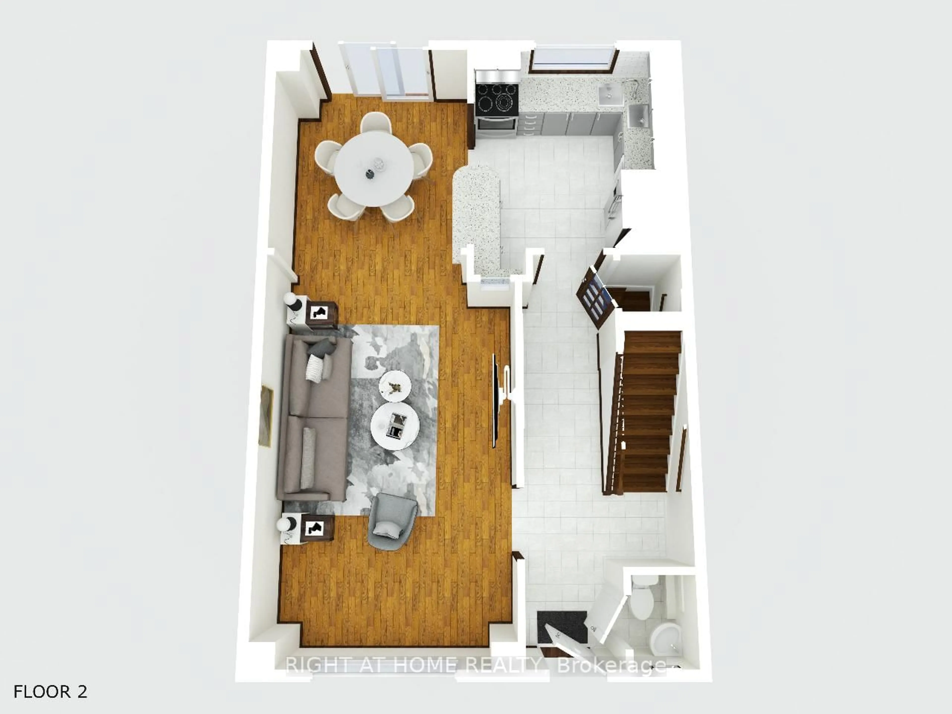 Floor plan for 1055 Shawnmarr Rd #77, Mississauga Ontario L5H 3V2