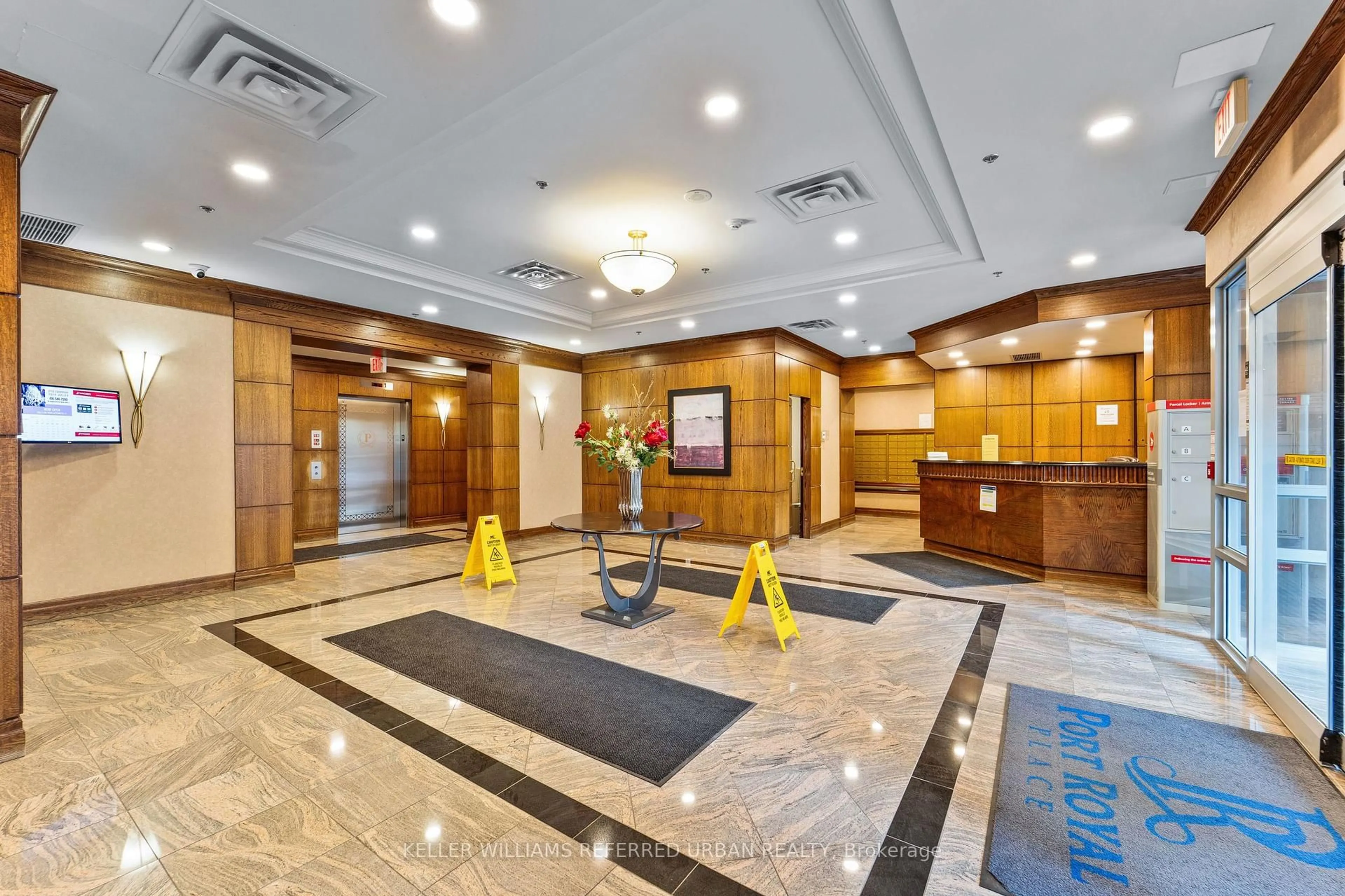 Lobby for 5 Michael Power Pl #509, Toronto Ontario M9A 0A3