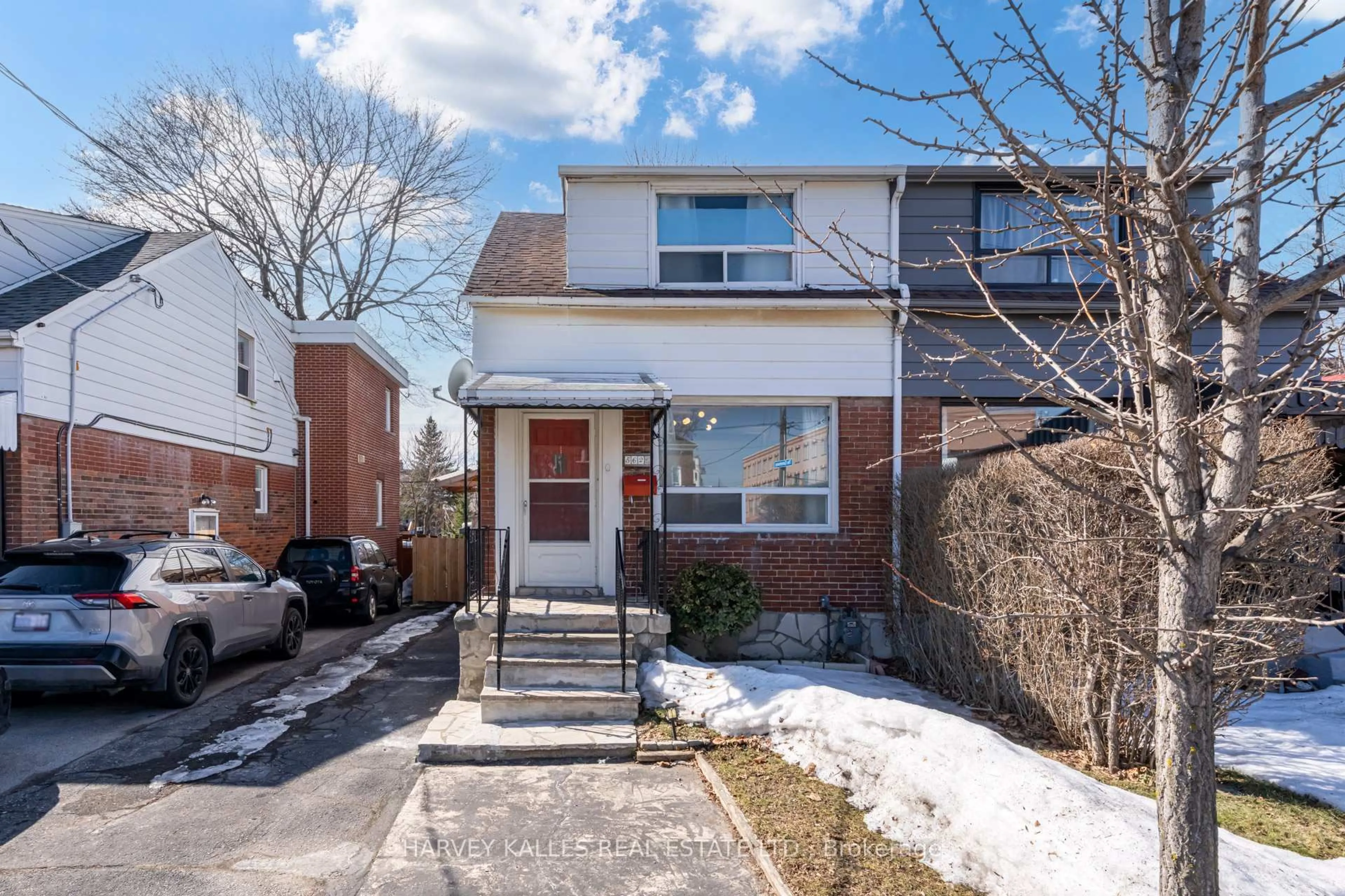 Home with brick exterior material, street for 562 Royal York Rd, Toronto Ontario M8Y 2S6