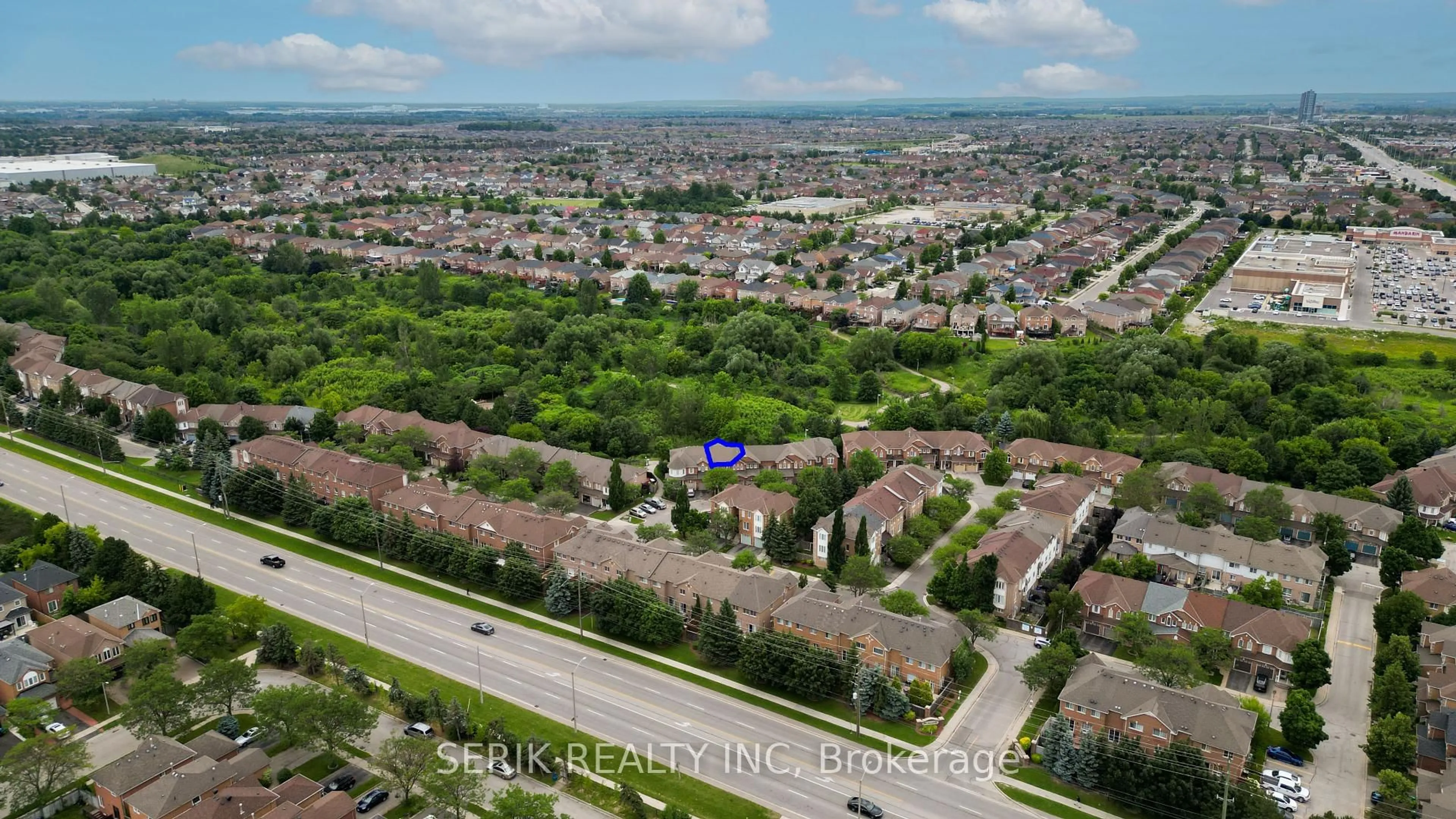 A pic from outside/outdoor area/front of a property/back of a property/a pic from drone, unknown for 9800 Mclaughlin Rd #254, Brampton Ontario L6X 4R1