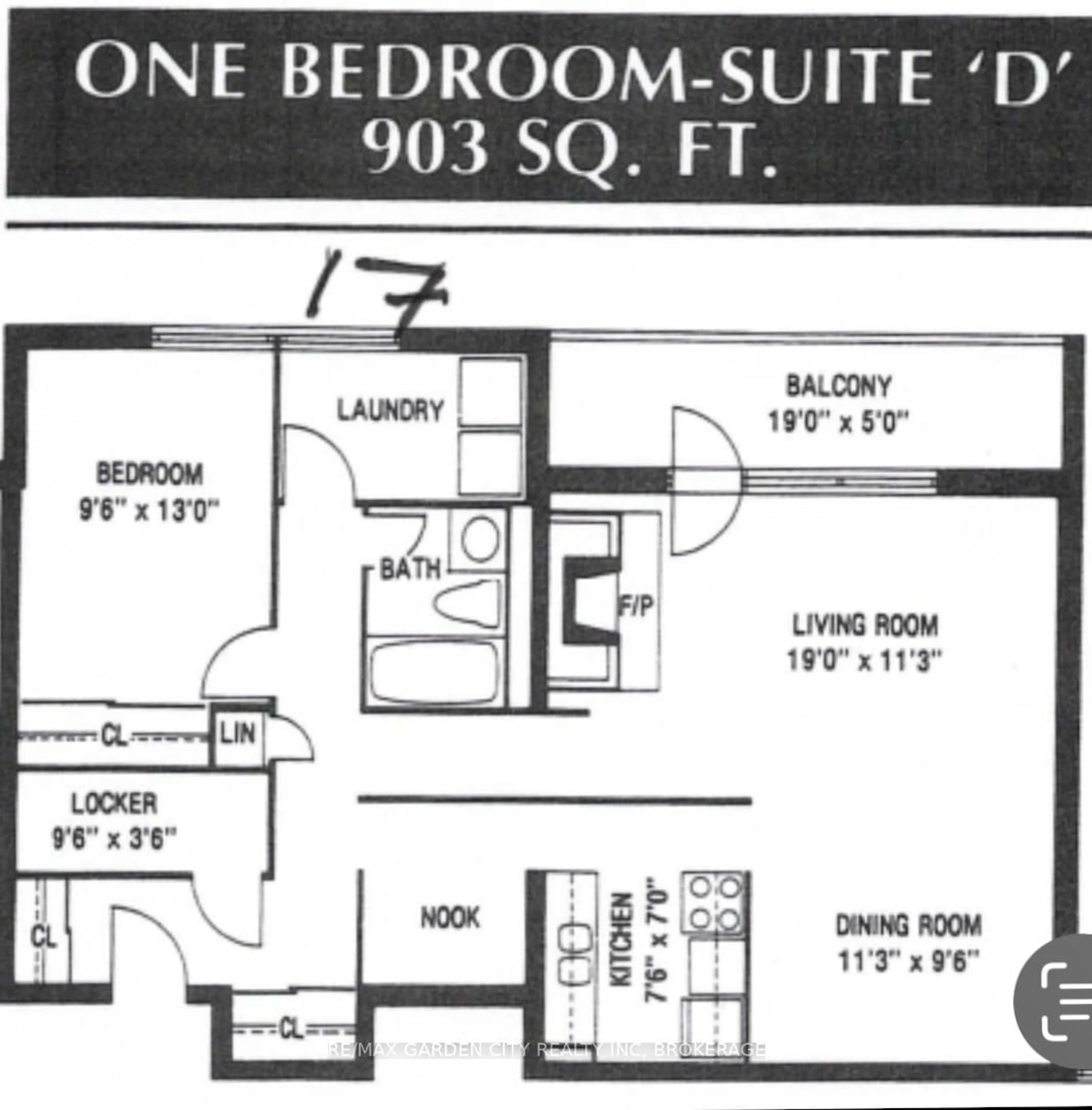 Floor plan for 700 Dynes Rd #317, Burlington Ontario L7N 3M2