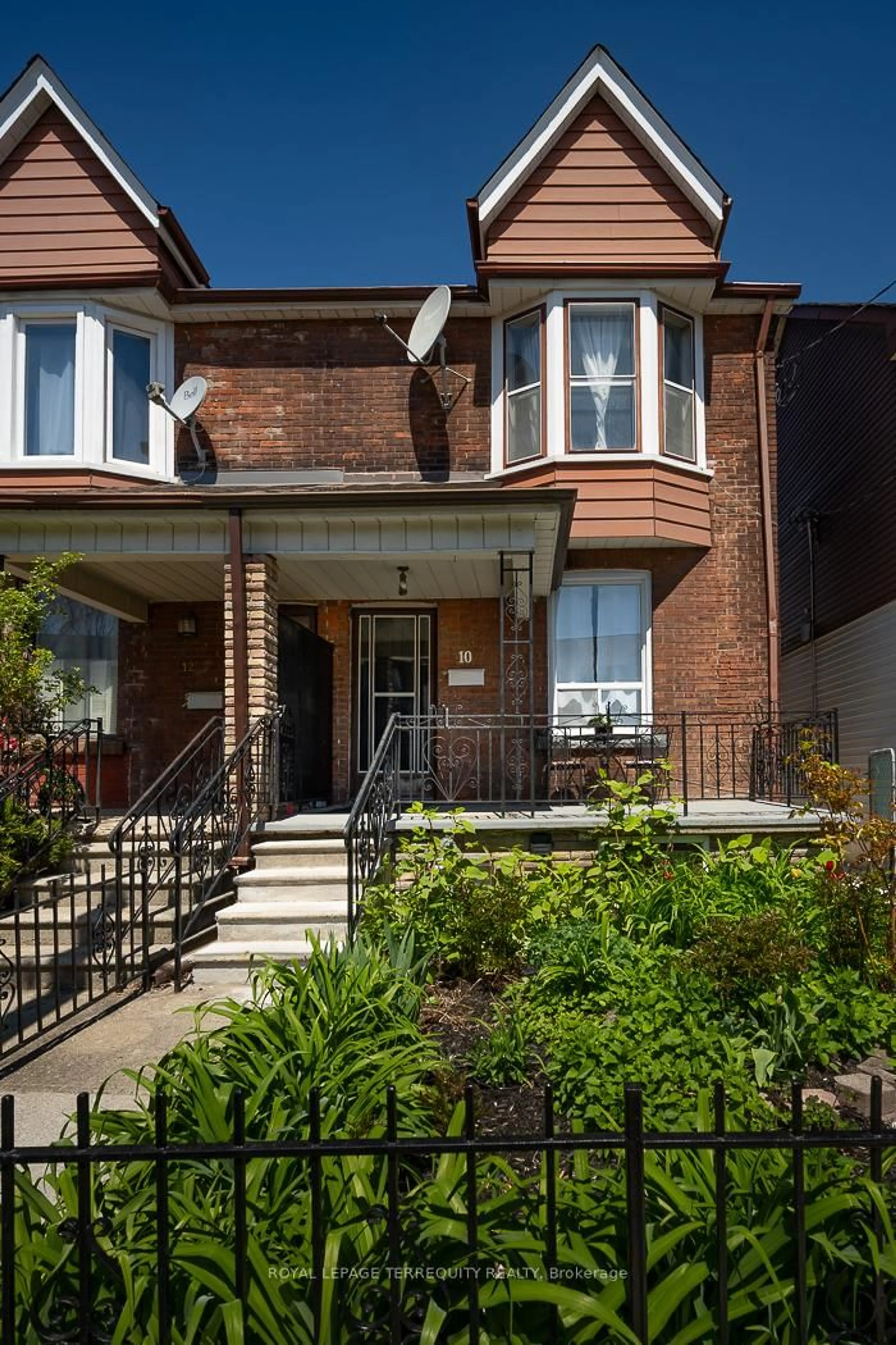 Home with brick exterior material, street for 10 Burnfield Ave, Toronto Ontario M6G 1Y5