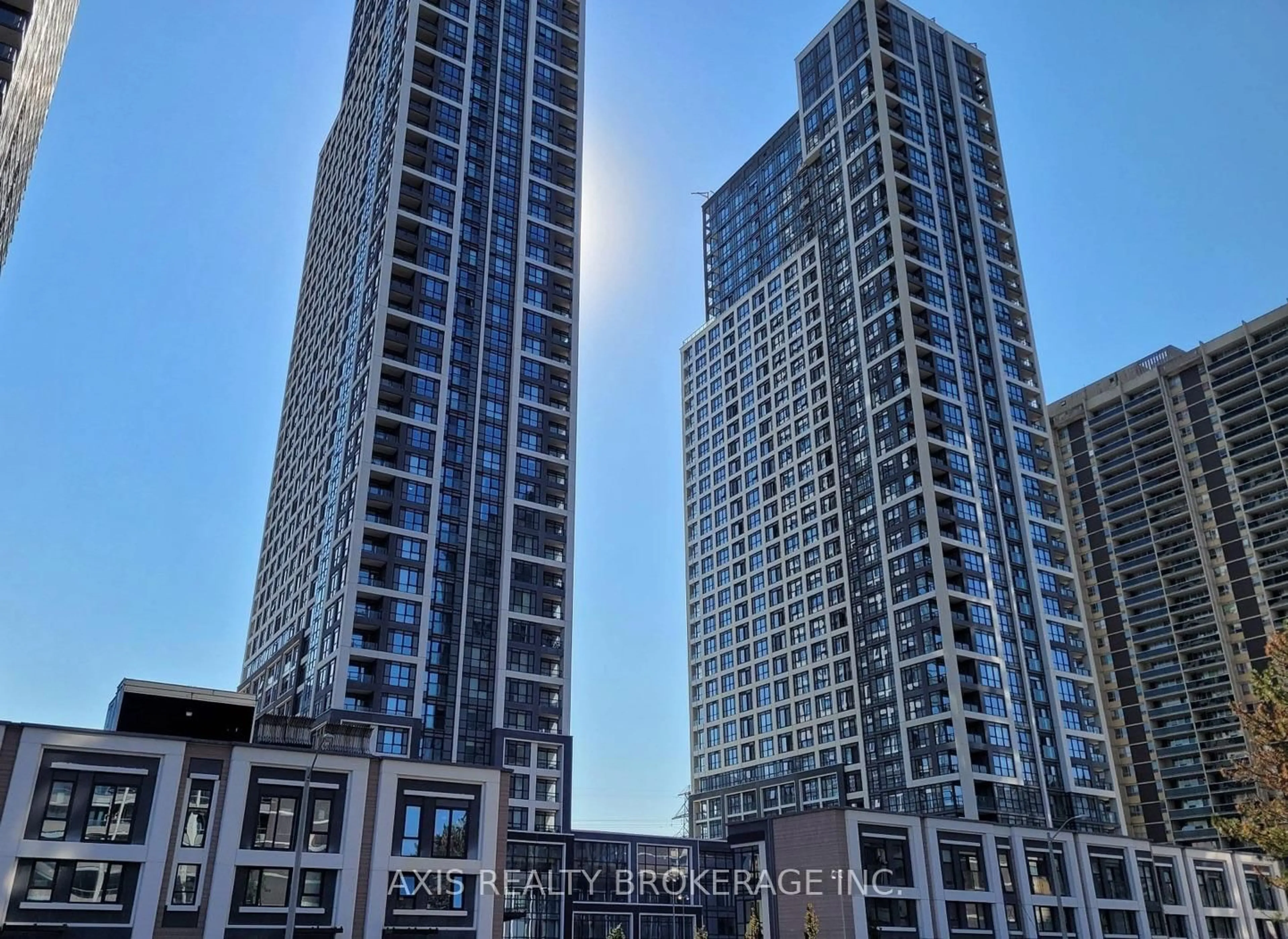 A pic from outside/outdoor area/front of a property/back of a property/a pic from drone, city buildings view from balcony for 9 Mabelle Ave #1515, Toronto Ontario M9A 0E1