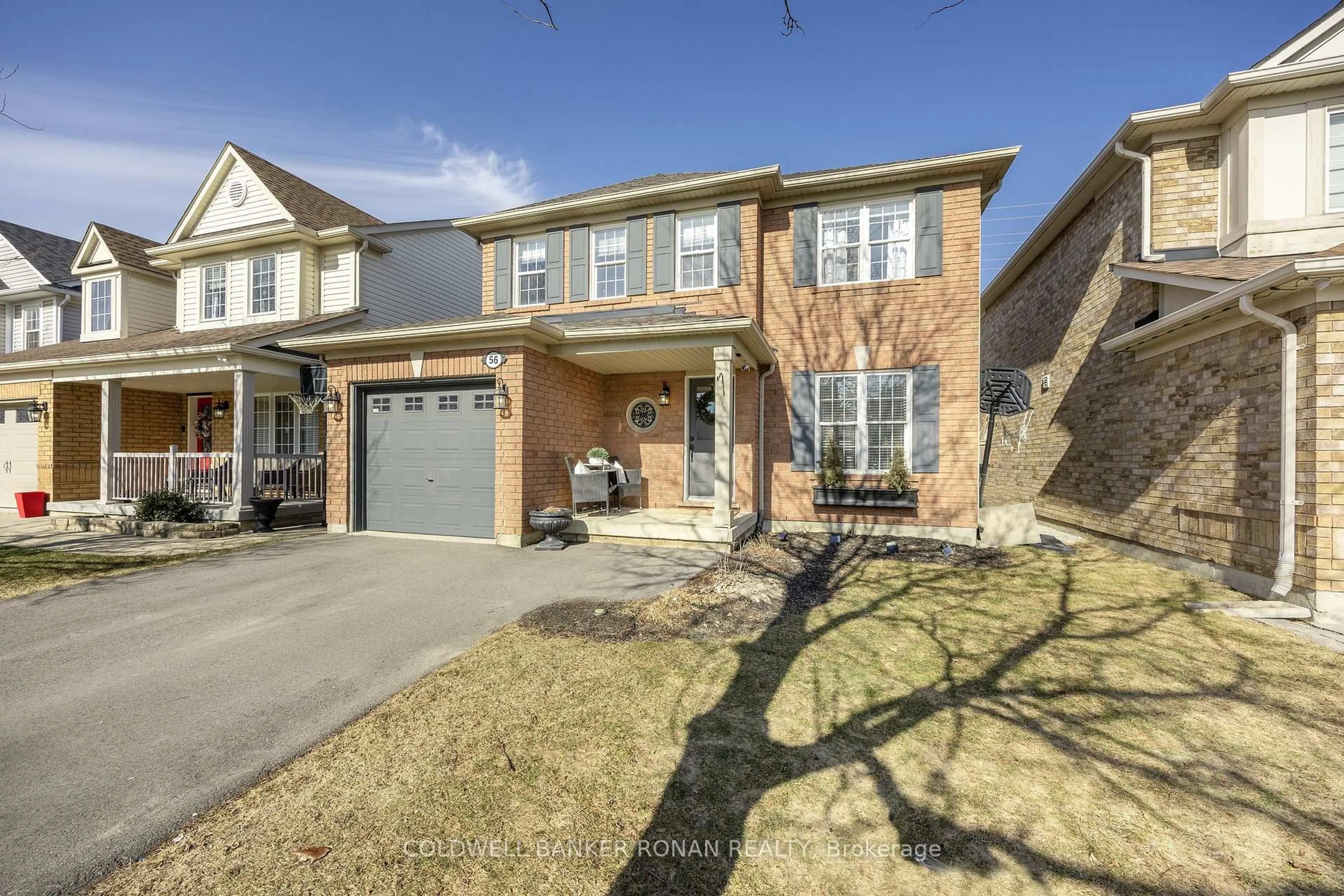 Home with brick exterior material, street for 56 Allness Rd, Brampton Ontario L7A 3N7