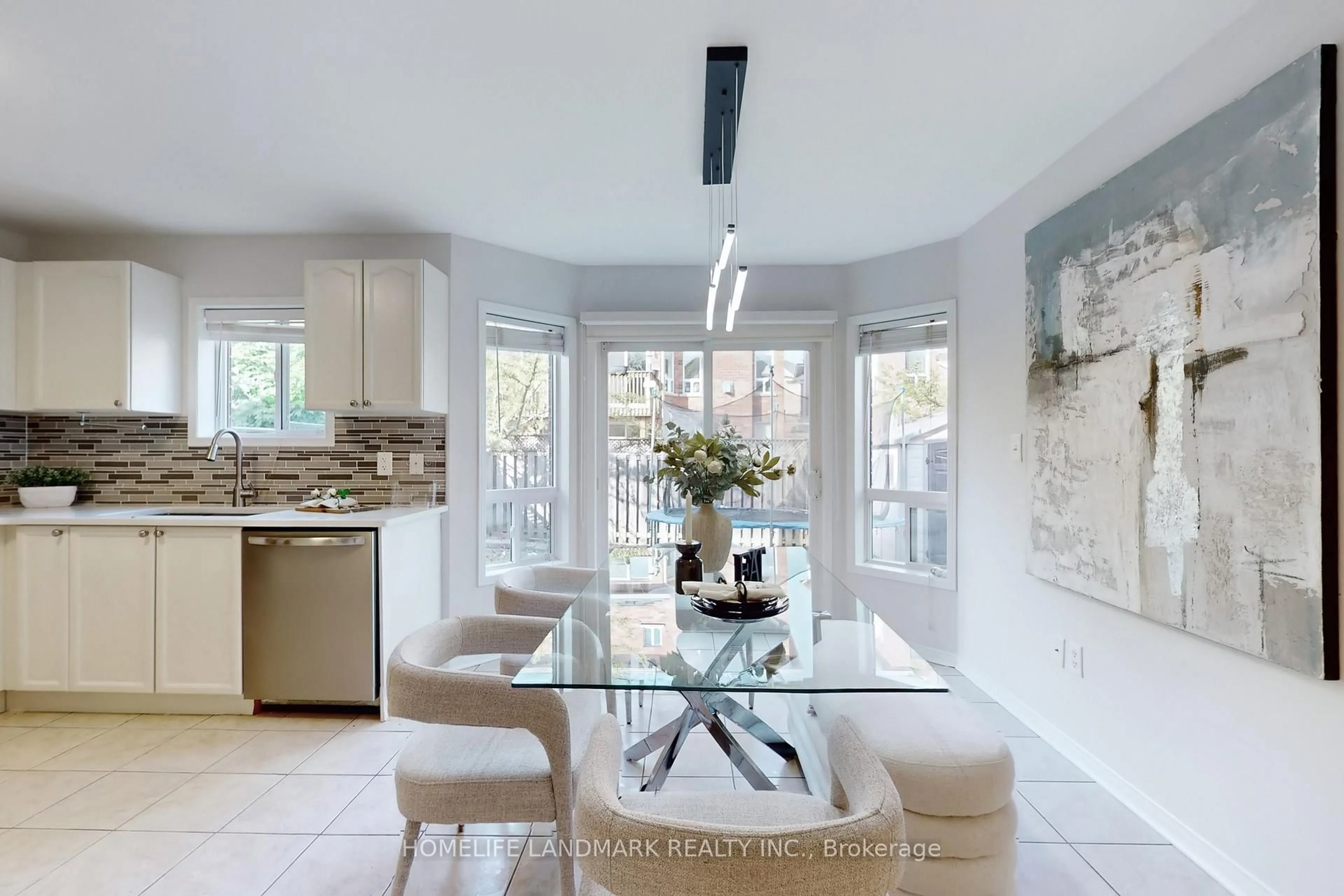 Contemporary kitchen, ceramic/tile floor for 2151 Orchard Rd, Burlington Ontario L7L 7K6