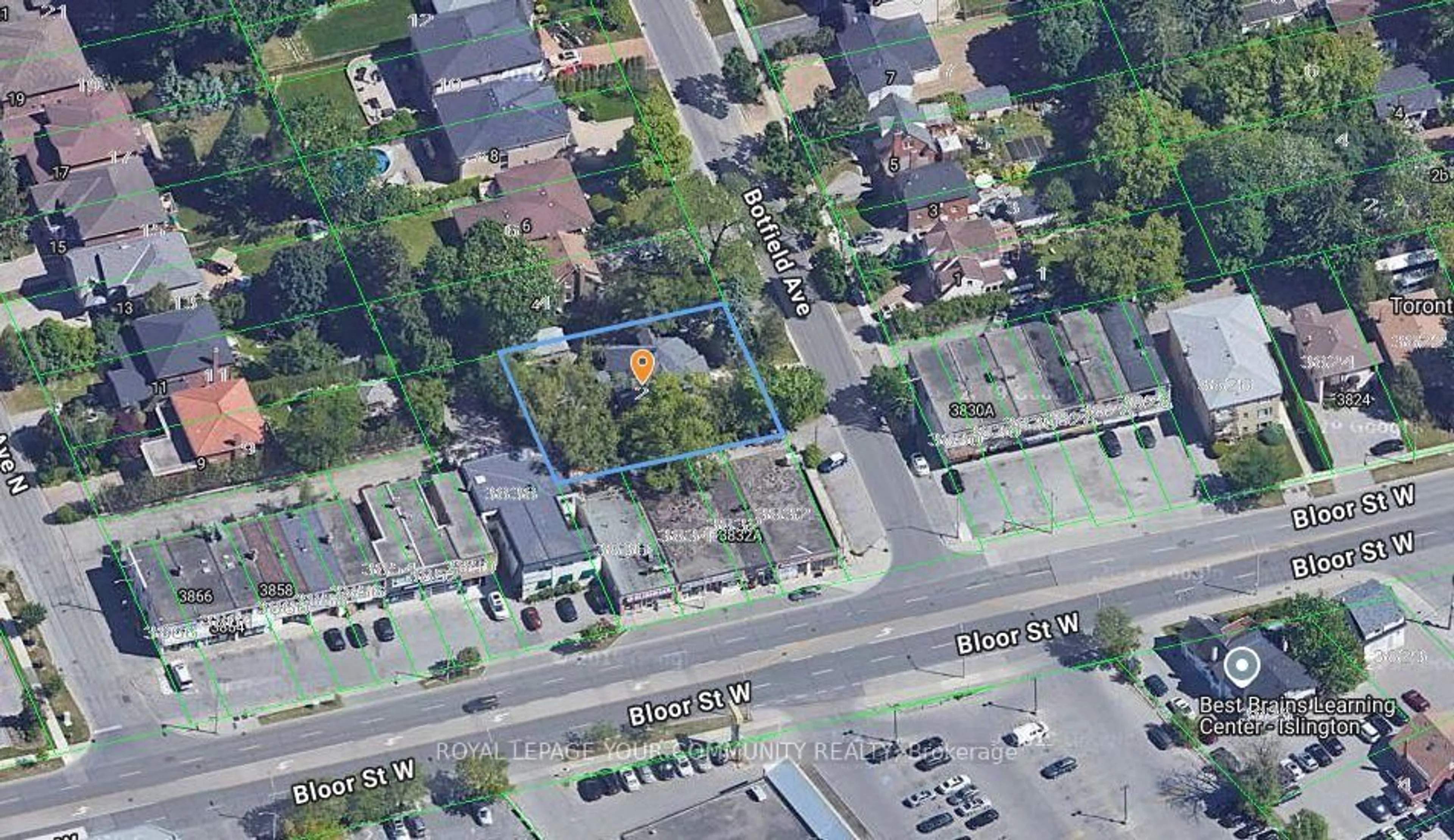 A pic from outside/outdoor area/front of a property/back of a property/a pic from drone, street for 2 Botfield Ave, Toronto Ontario M9B 4C7
