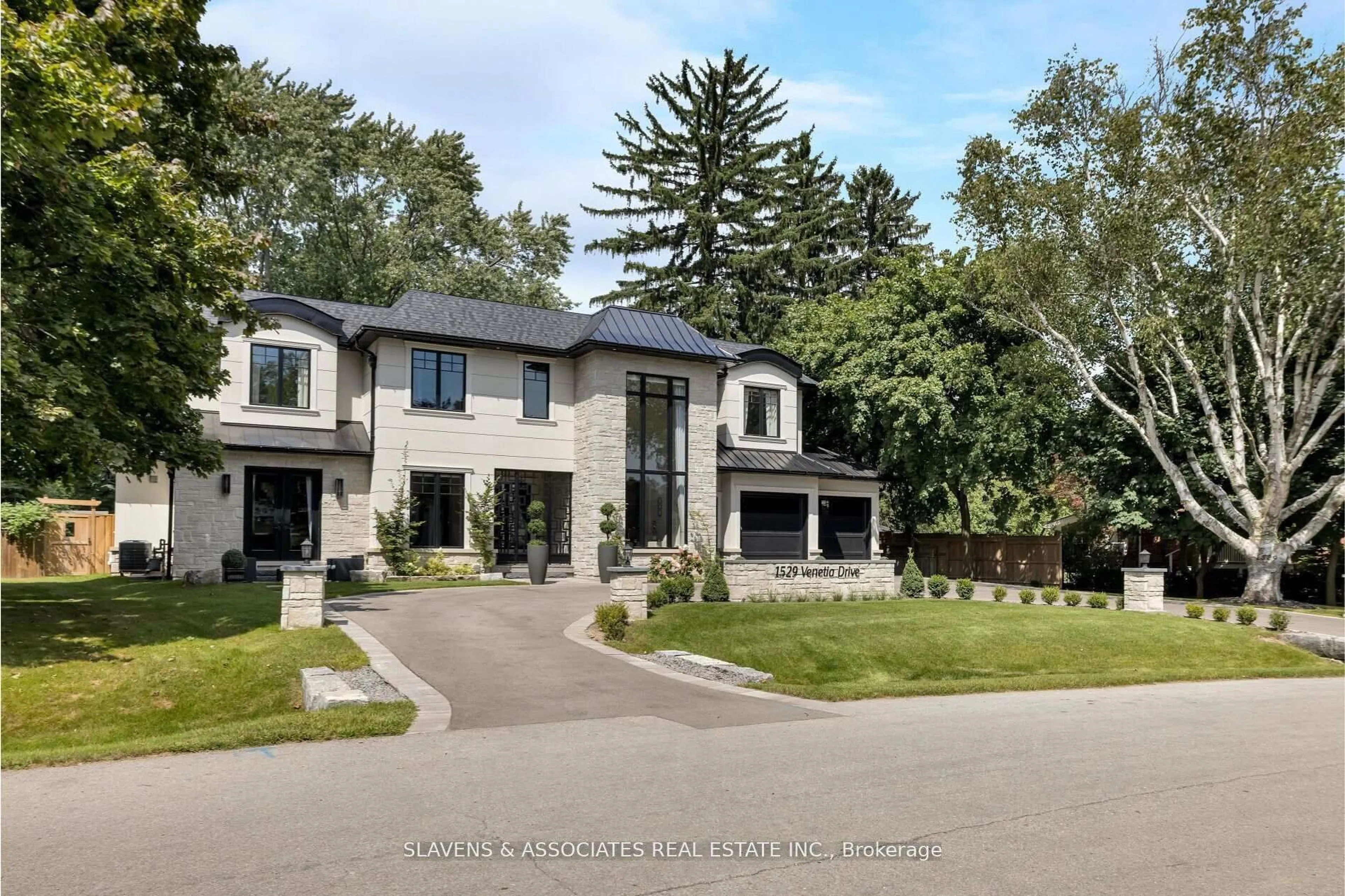 Home with brick exterior material, street for 1529 Venetia Dr, Oakville Ontario L6L 1K8
