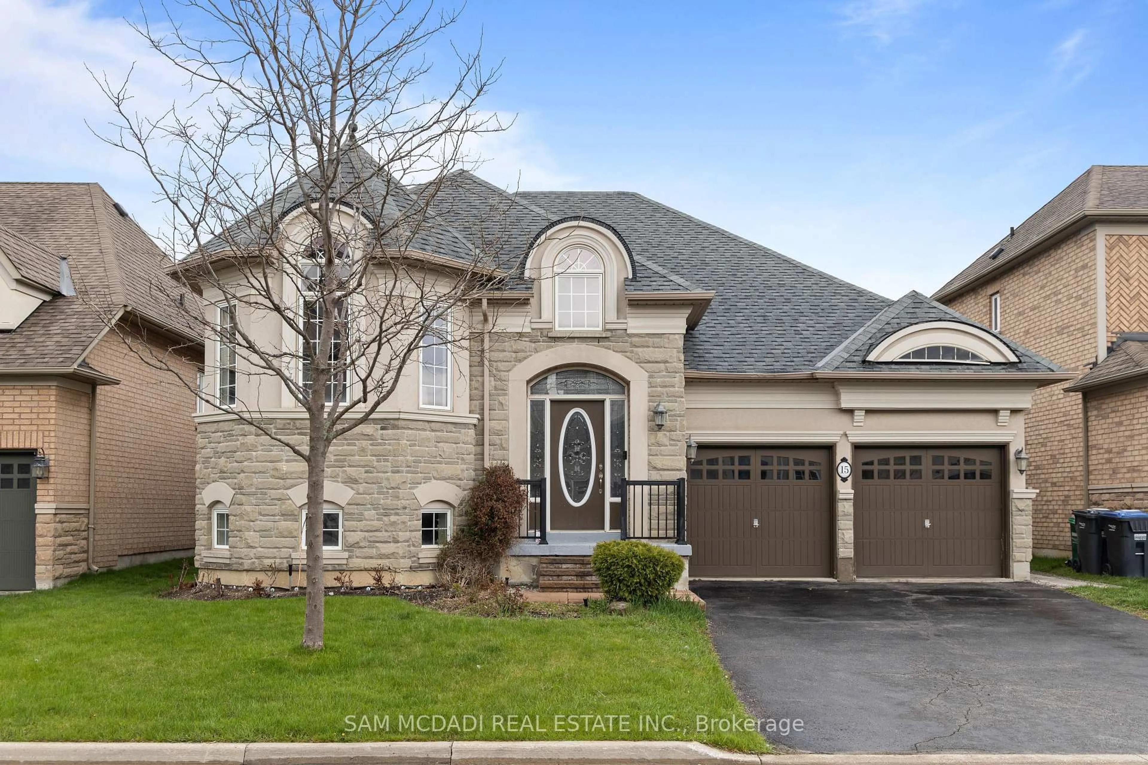 Home with brick exterior material, street for 15 Eaglesprings Cres, Brampton Ontario L6P 2V8