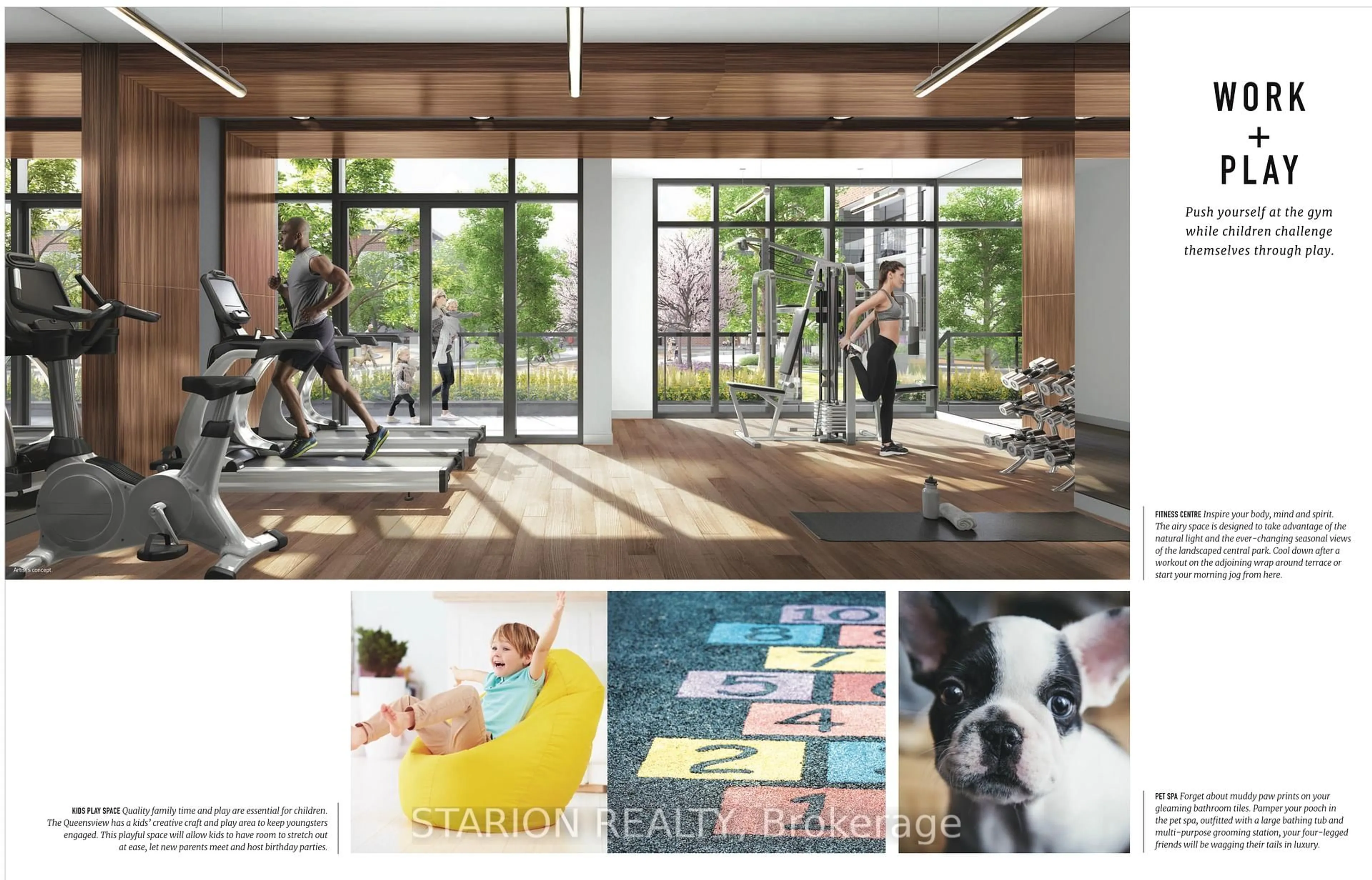 Gym or fitness room for 25 Neighbourhood Lane #513, Toronto Ontario M8Y 0C4
