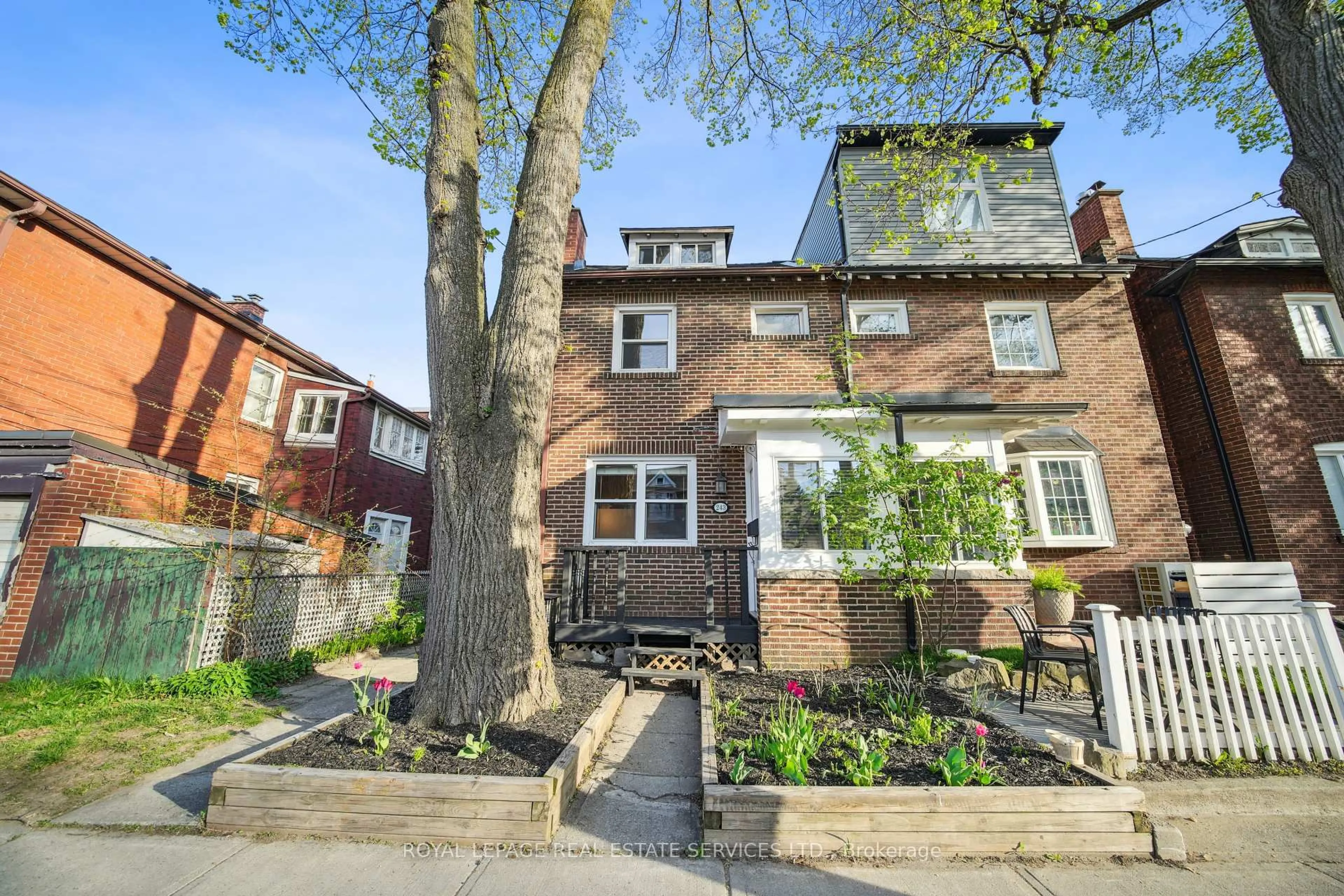Home with brick exterior material, street for 243 Annette St, Toronto Ontario M6P 1R2