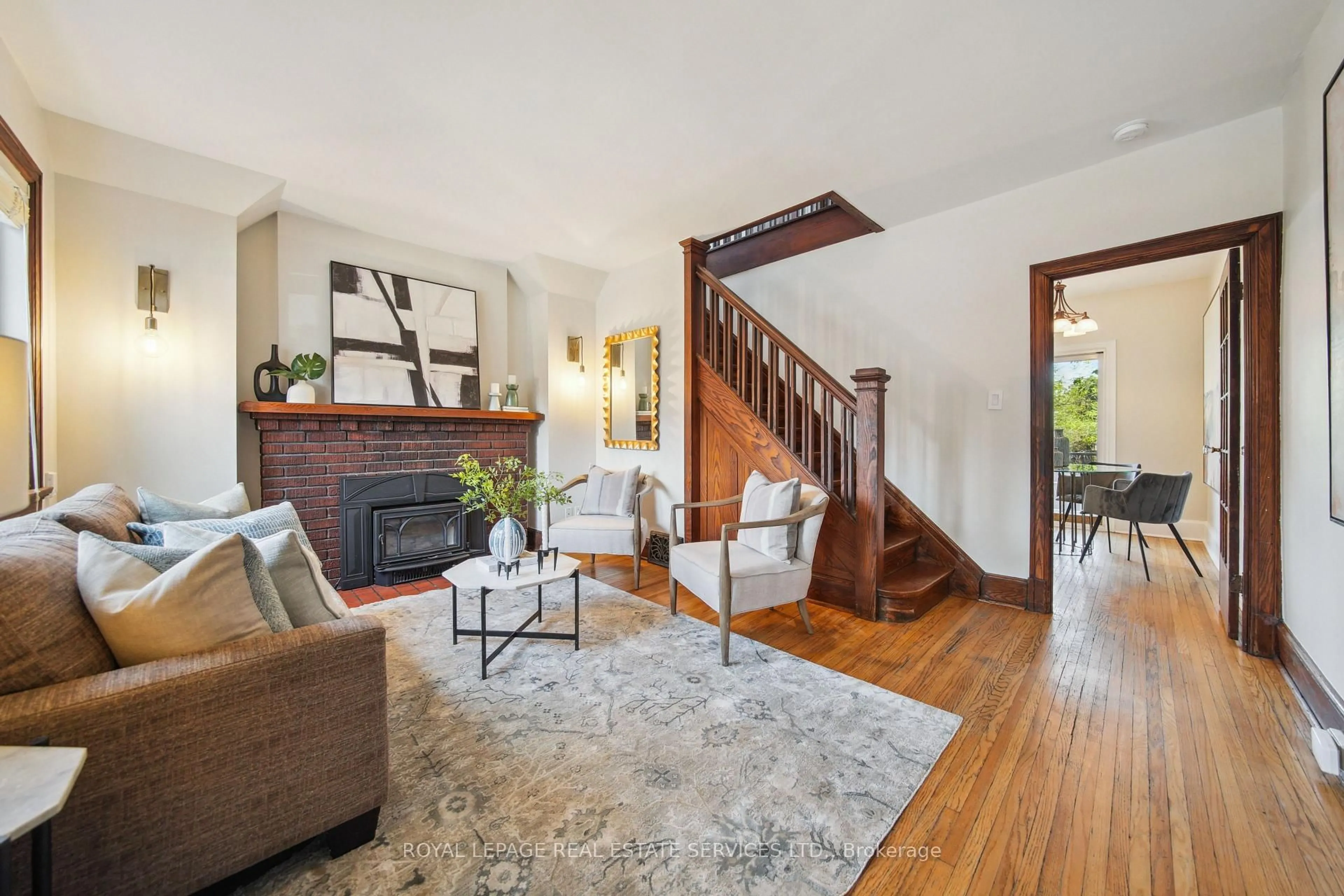 Living room with furniture, unknown for 243 Annette St, Toronto Ontario M6P 1R2