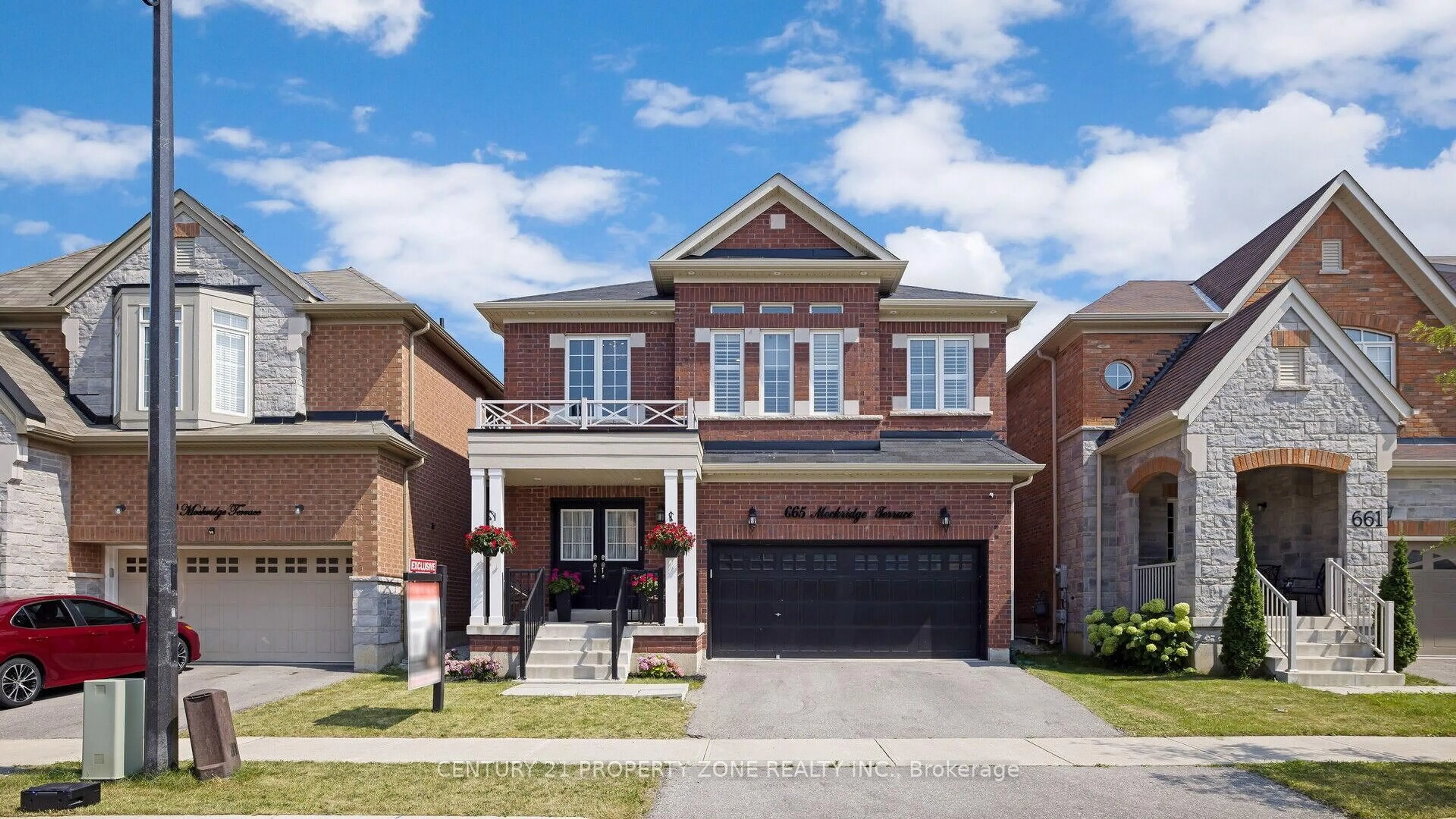 Home with brick exterior material, street for 665 Mockridge Terr, Milton Ontario L9T 8V7