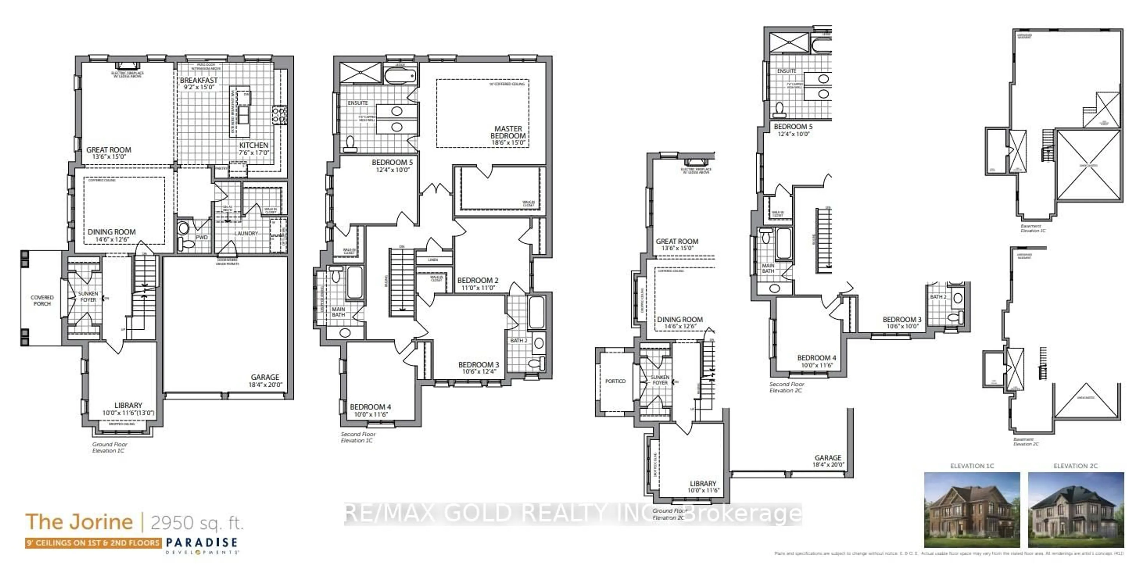 Floor plan for 537 Veterans Dr, Brampton Ontario L7A 0C4