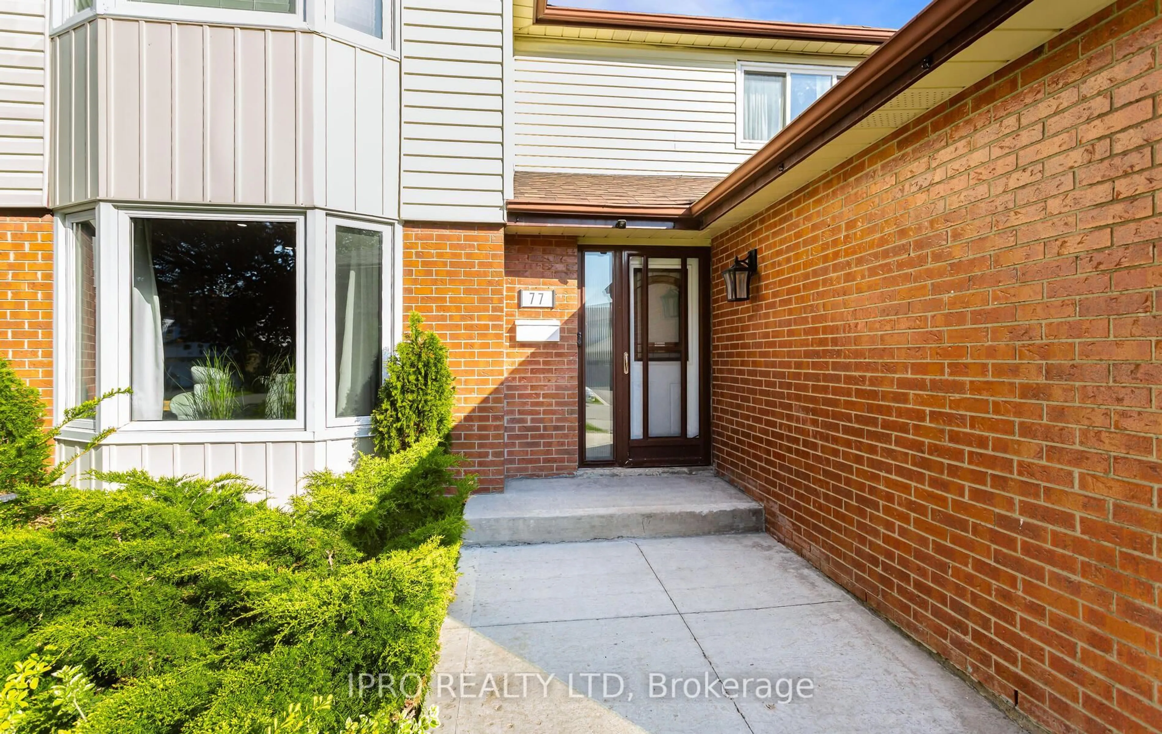 Home with brick exterior material, street for 77 Milford Cres, Brampton Ontario L6S 3E3