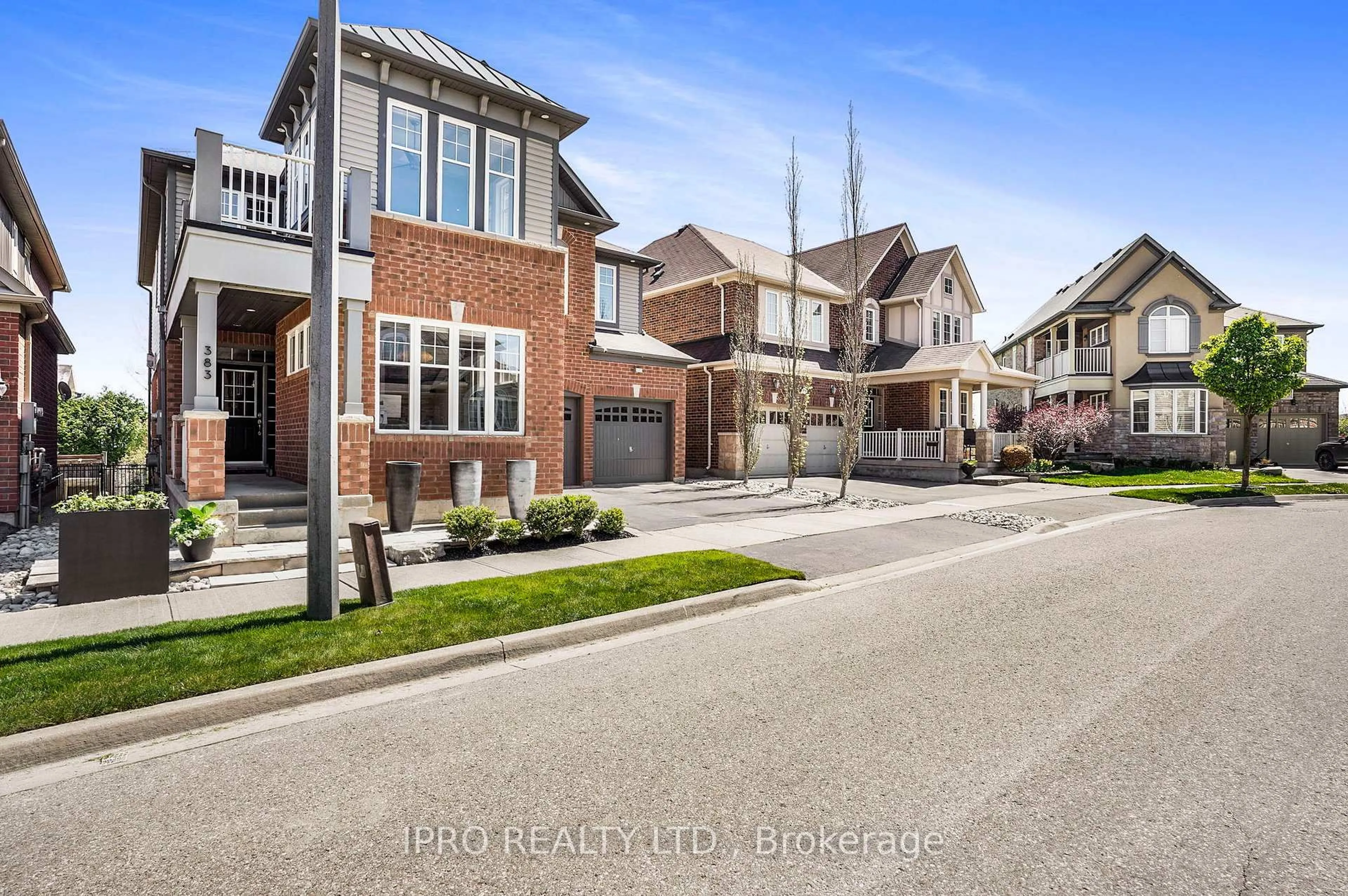 Home with brick exterior material, street for 383 Wettlaufer Terr, Milton Ontario L9T 7N4
