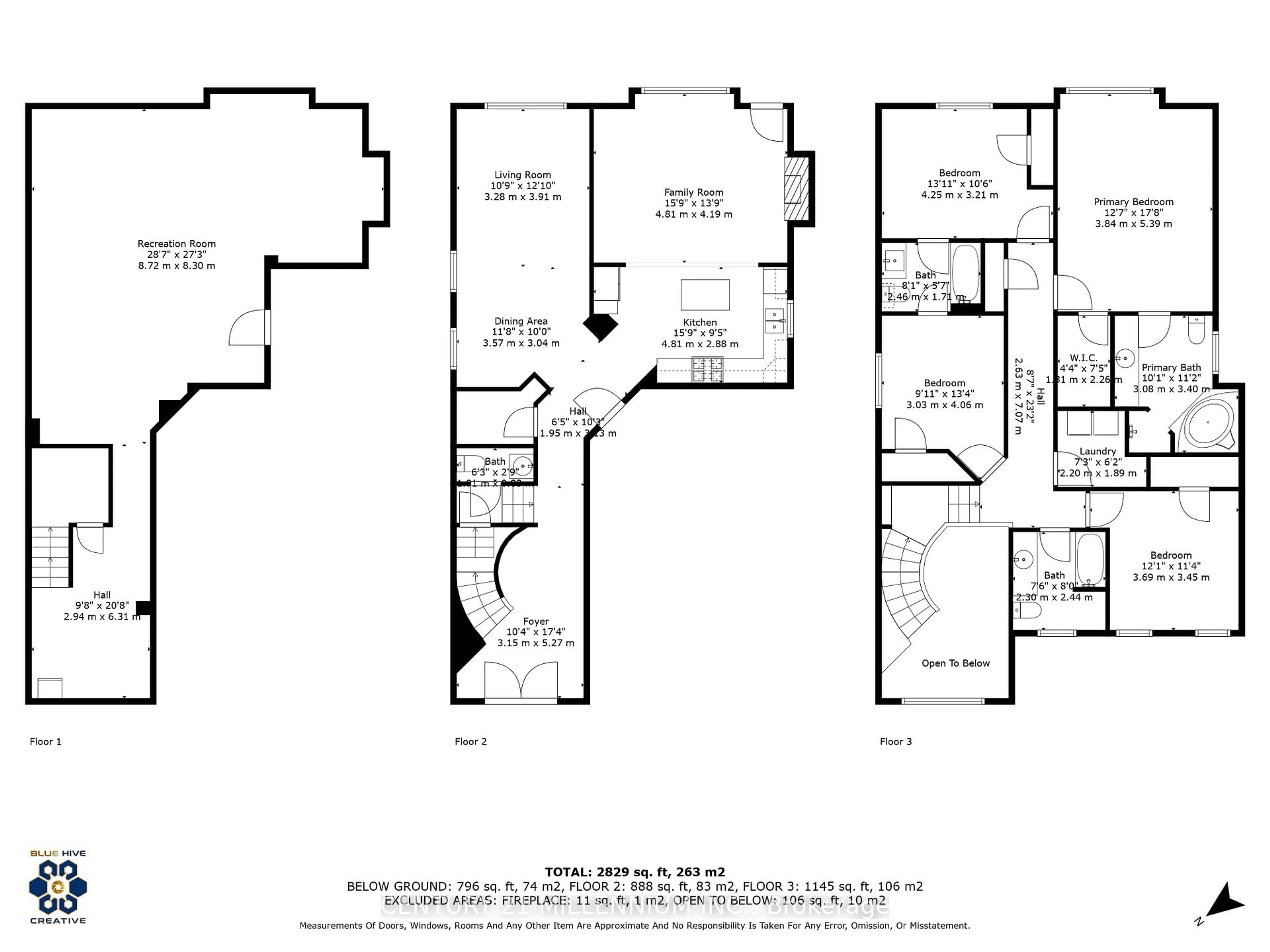Floor plan for 68 Luella Cres, Brampton Ontario L7A 3H4