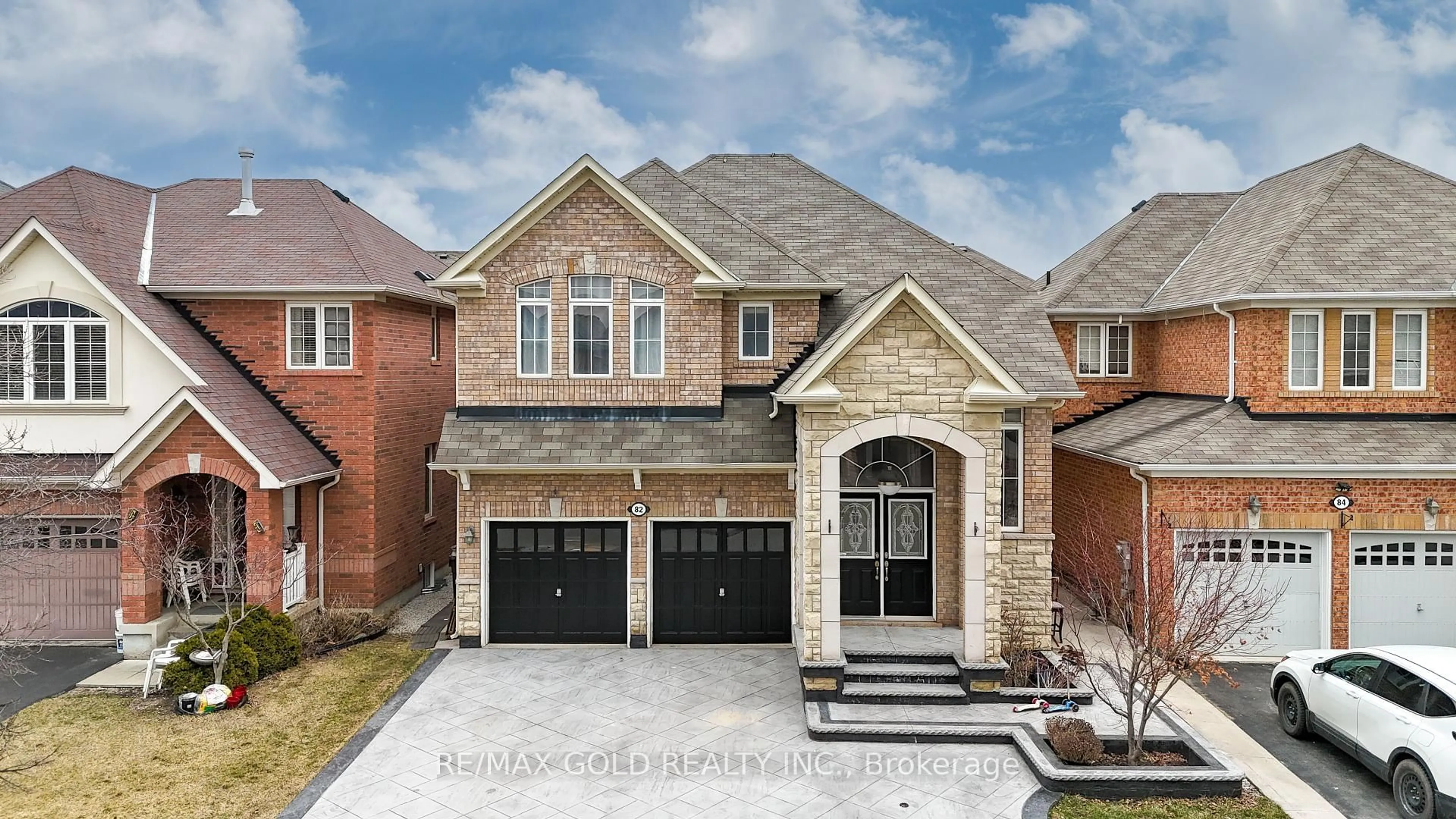 Home with brick exterior material, street for 82 Seascape Cres, Brampton Ontario L6P 3C6