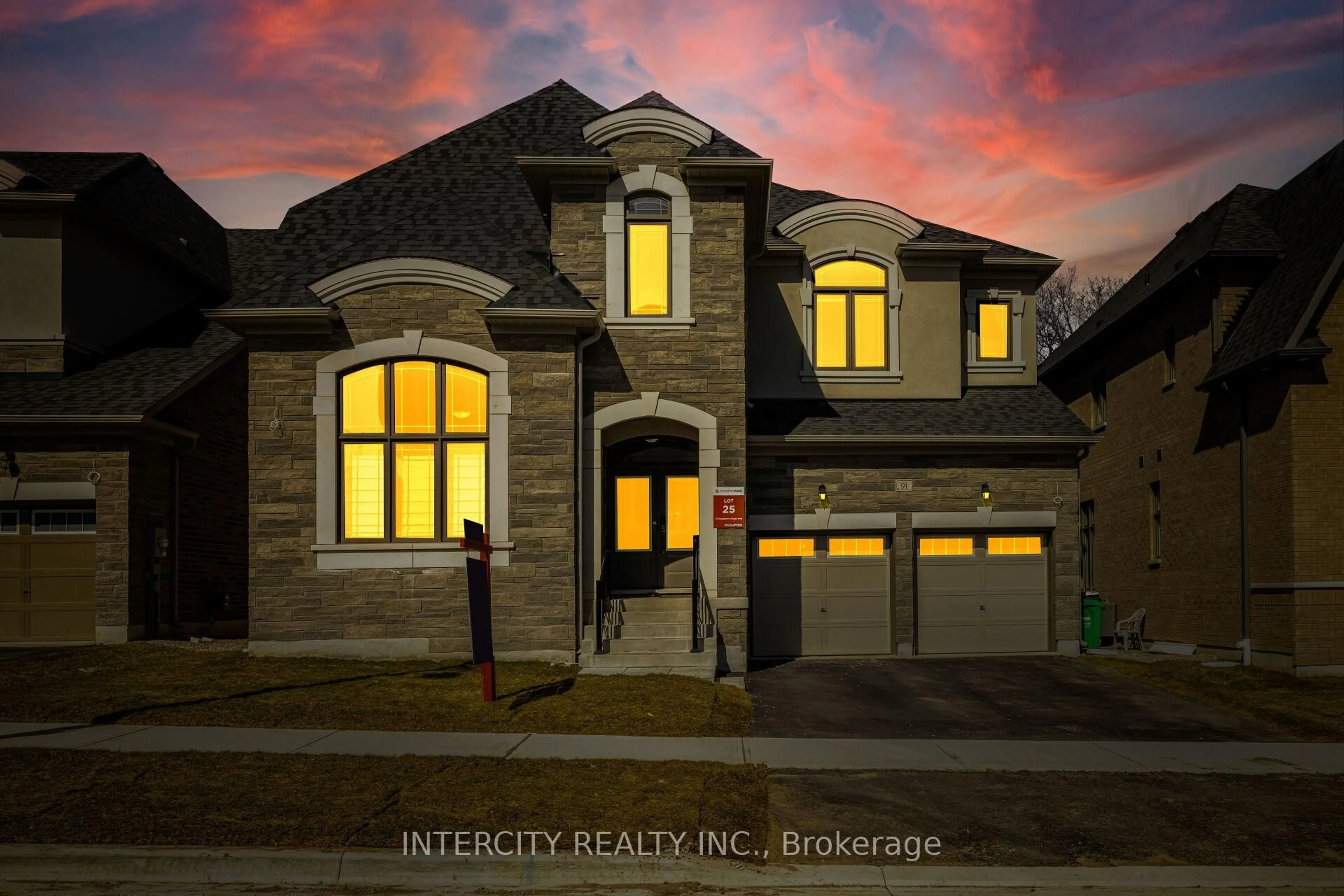Home with brick exterior material, street for 91 Raspberry Ridge Ave, Caledon Ontario L7C 4N2
