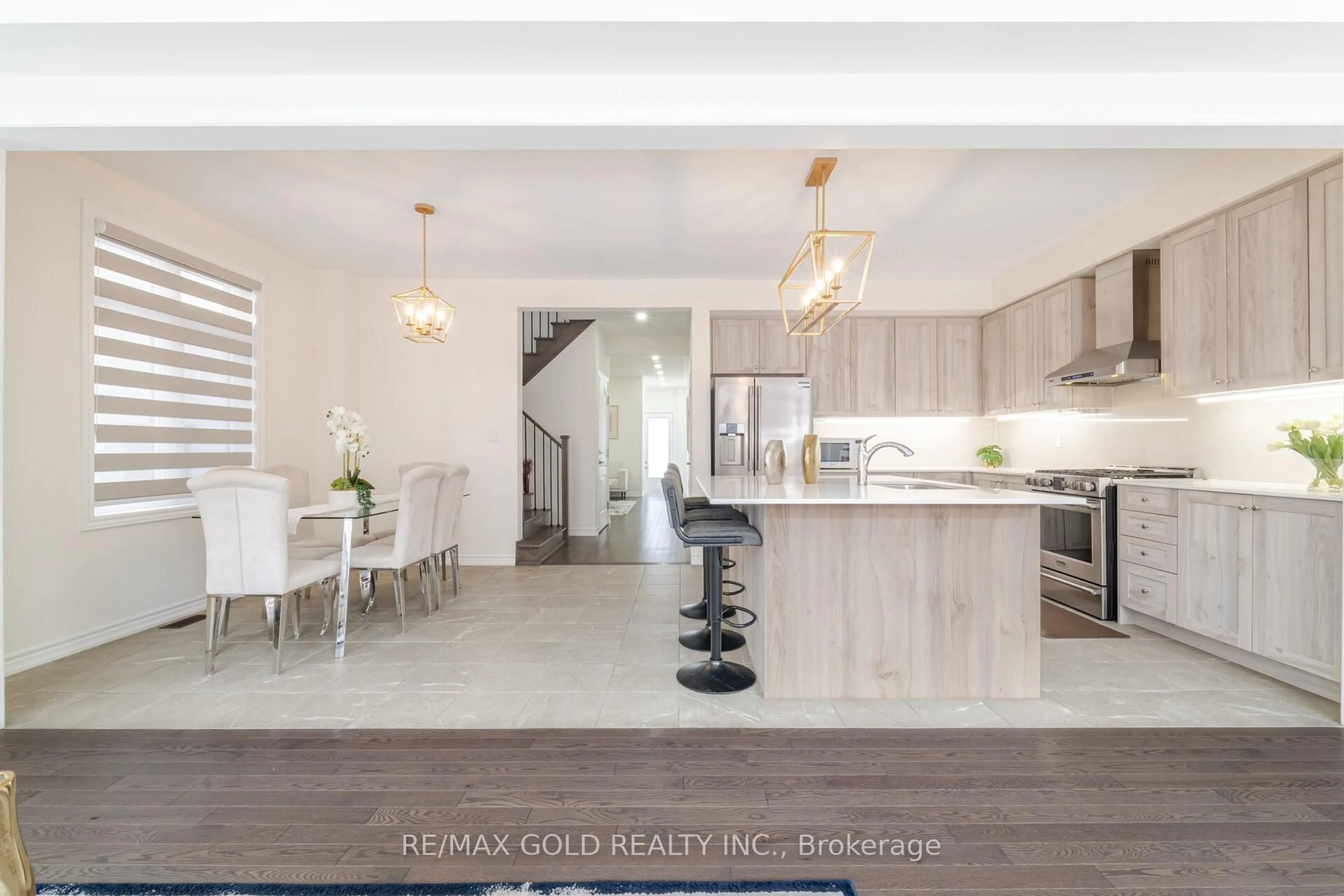 Open concept kitchen, unknown for 55 Purple Sage Dr, Brampton Ontario L6P 4P5